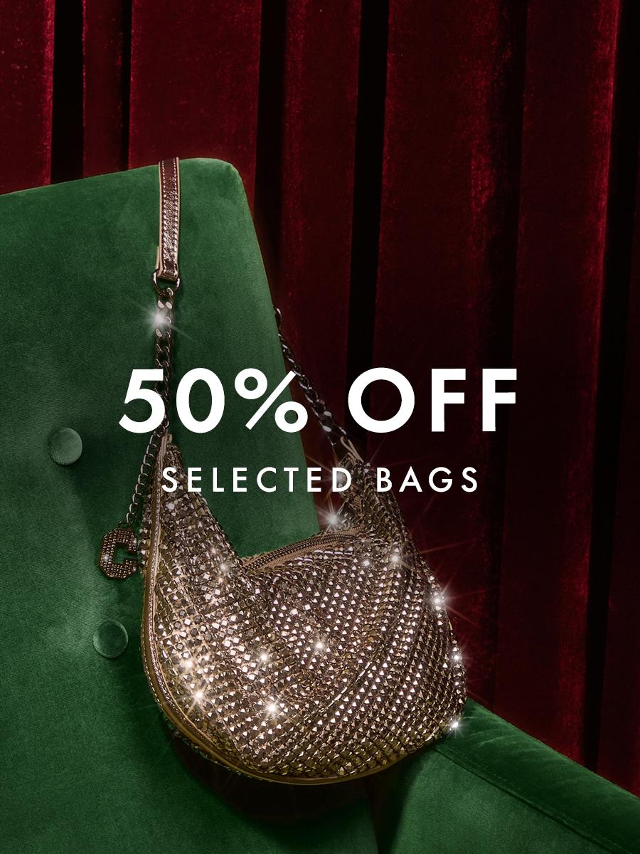 50% OFF SELECTED BAGS