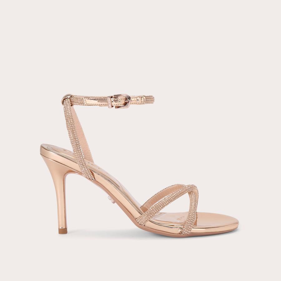 STARGAZE Rose Gold Heels by CARVELA