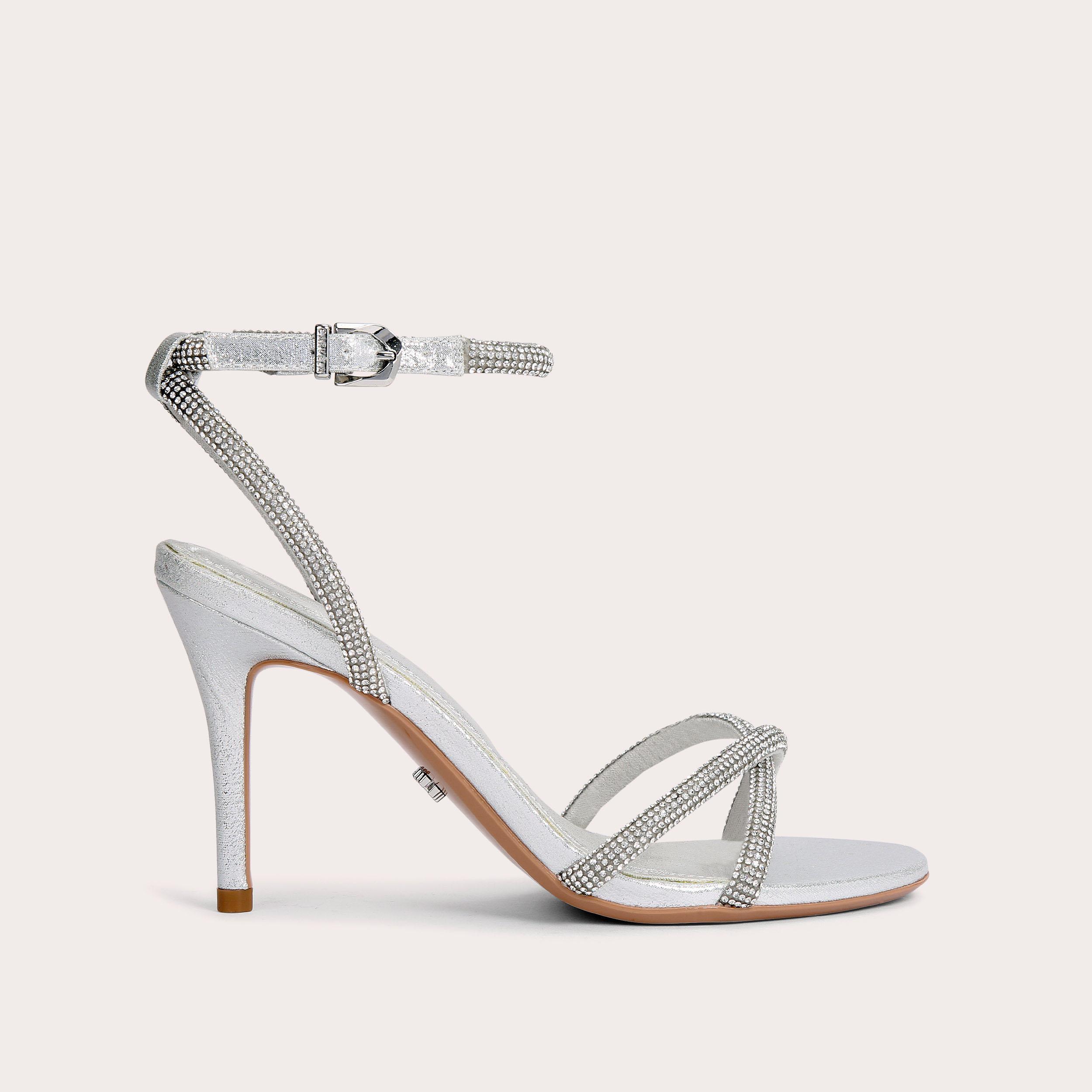 Silver 2025 carvela heels