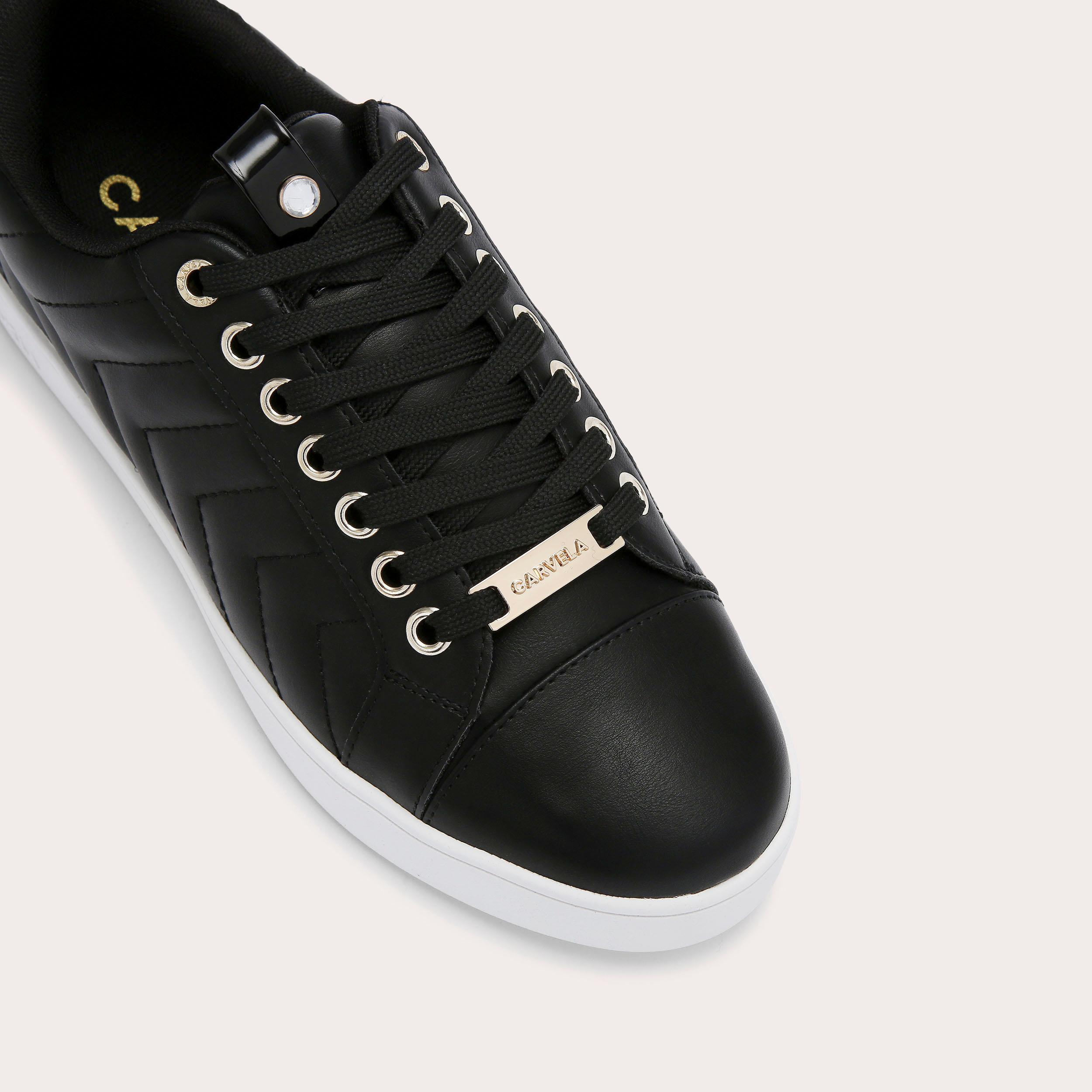 Carvela lamar 2025 trainers black