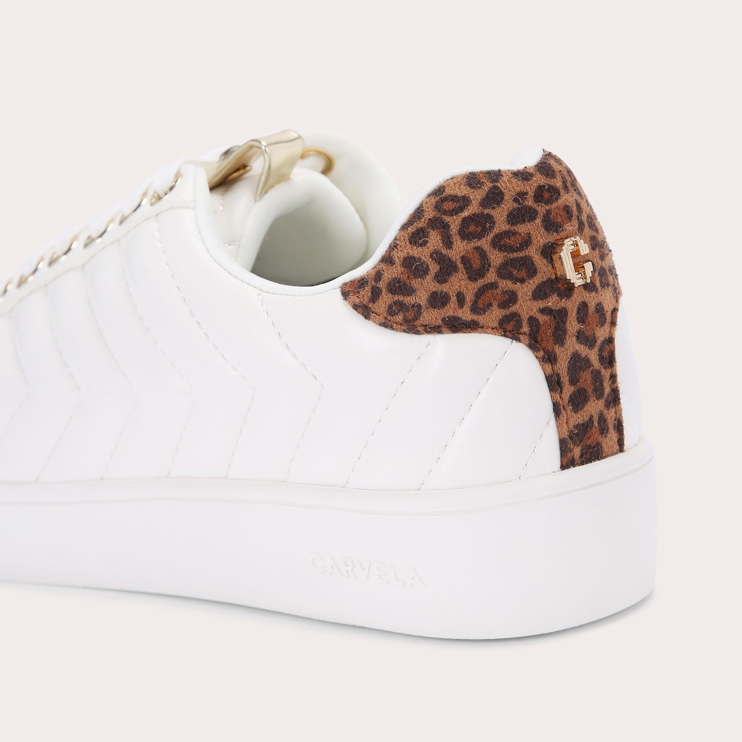 Carvela snake print sales trainers