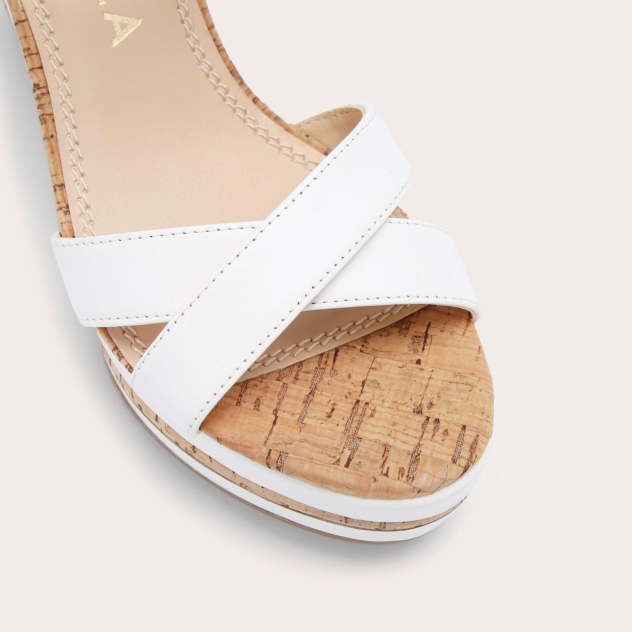 Carvela white wedge on sale sandals