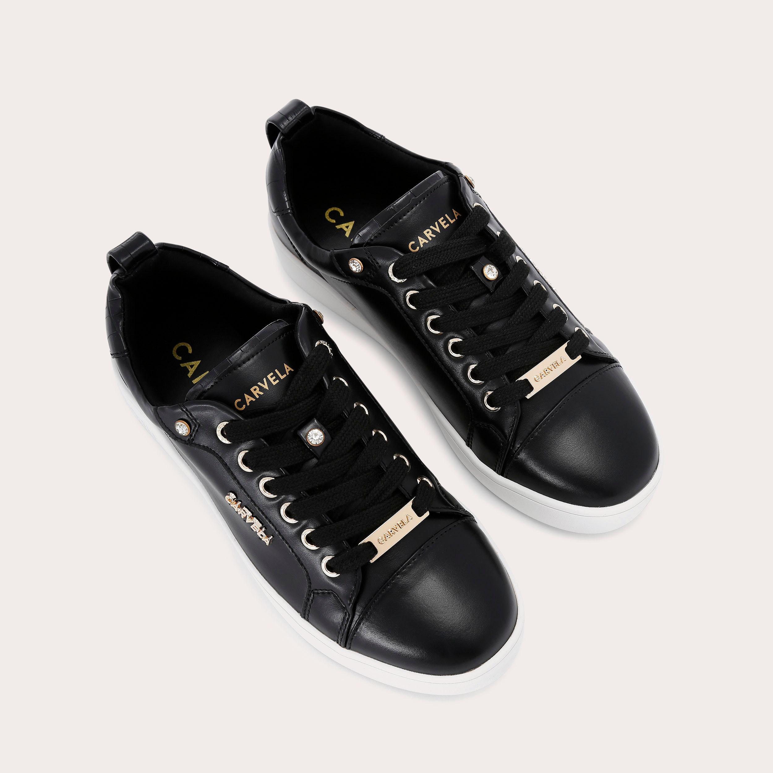 JOYFUL 2 Black Trainer by CARVELA
