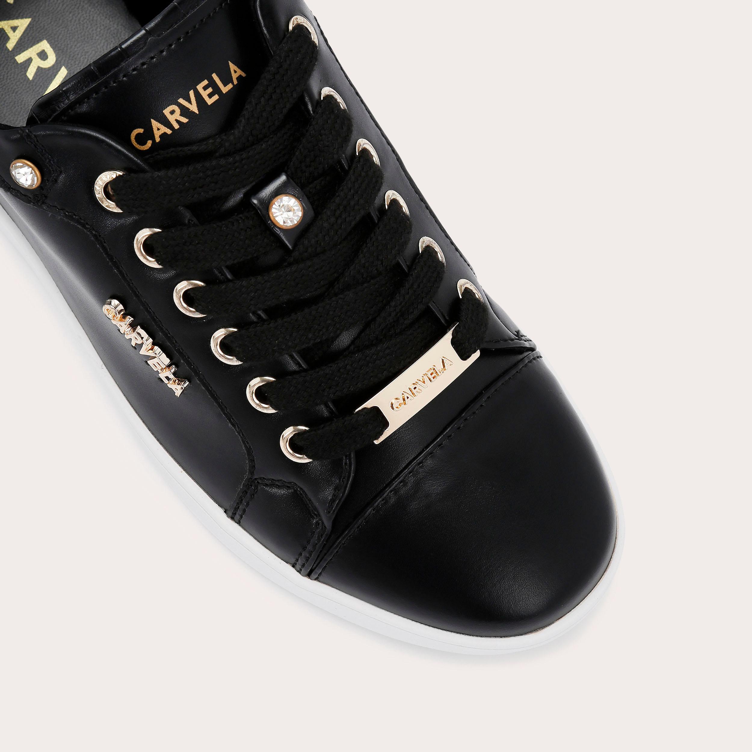 JOYFUL 2 Black Trainer by CARVELA