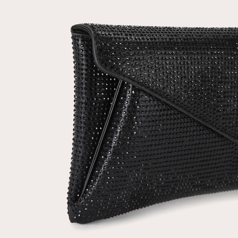 Black clutch sale best sale