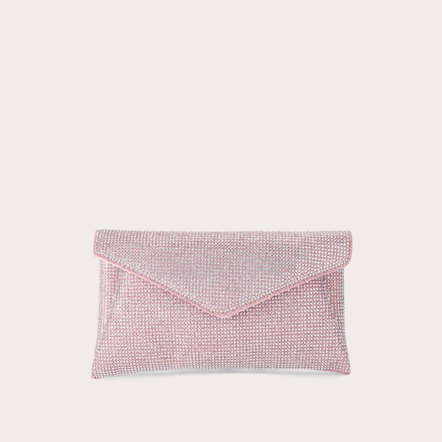 Carvela pink clutch bag sale