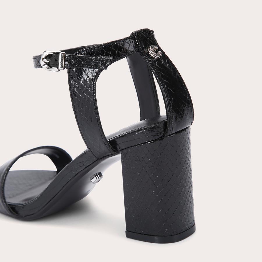 Carvela black heeled sandals best sale
