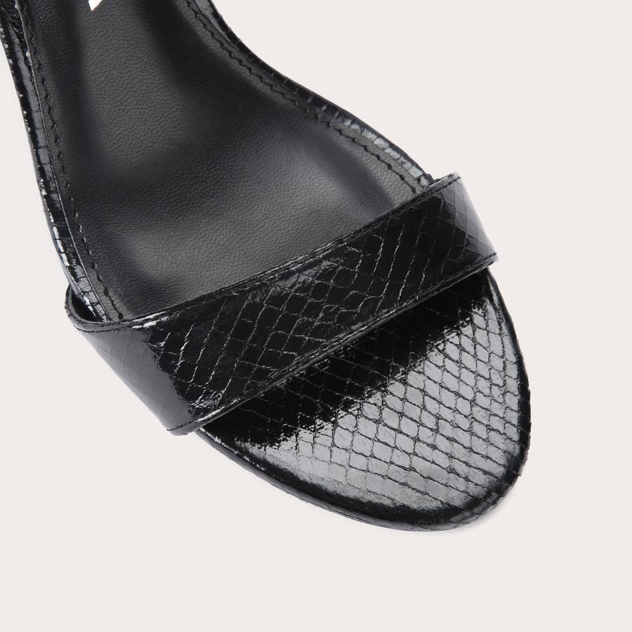 KIKI Black Snake Heels by CARVELA