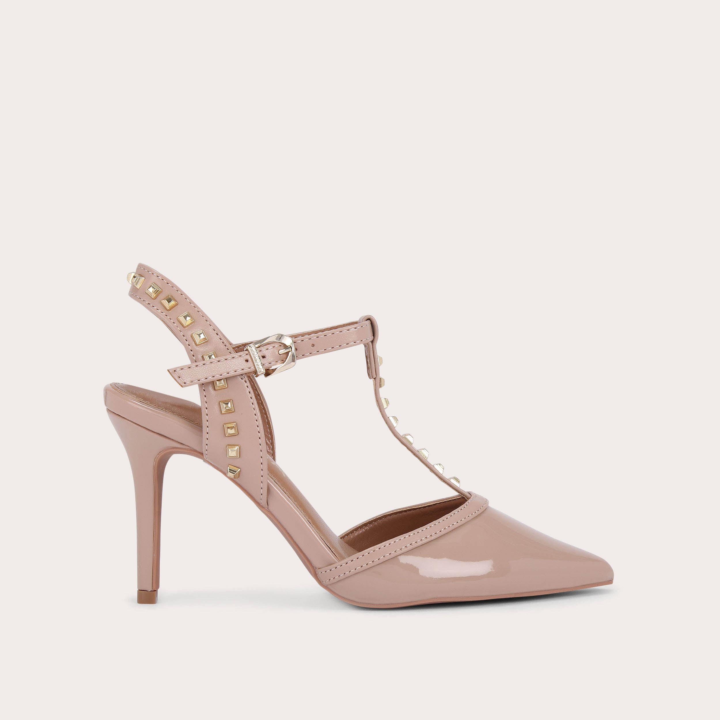 Carvela Kixx - Nude Mid Heel Court Shoes, Compare