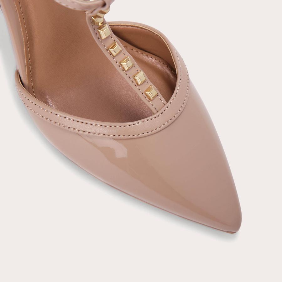 KANKAN Blush Studded Courts by CARVELA