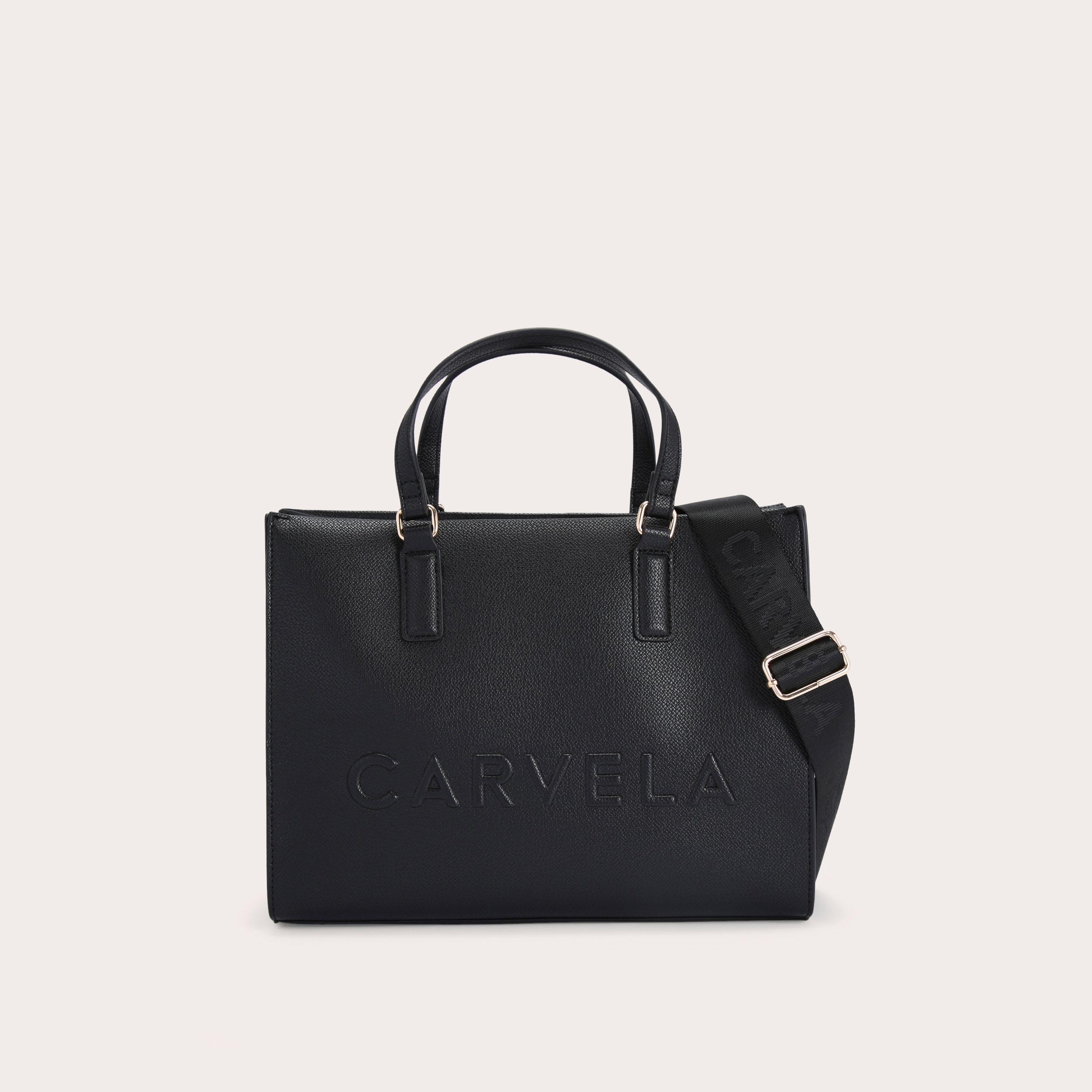 FRAME MIDI TOTE Grey Tote Bag by CARVELA