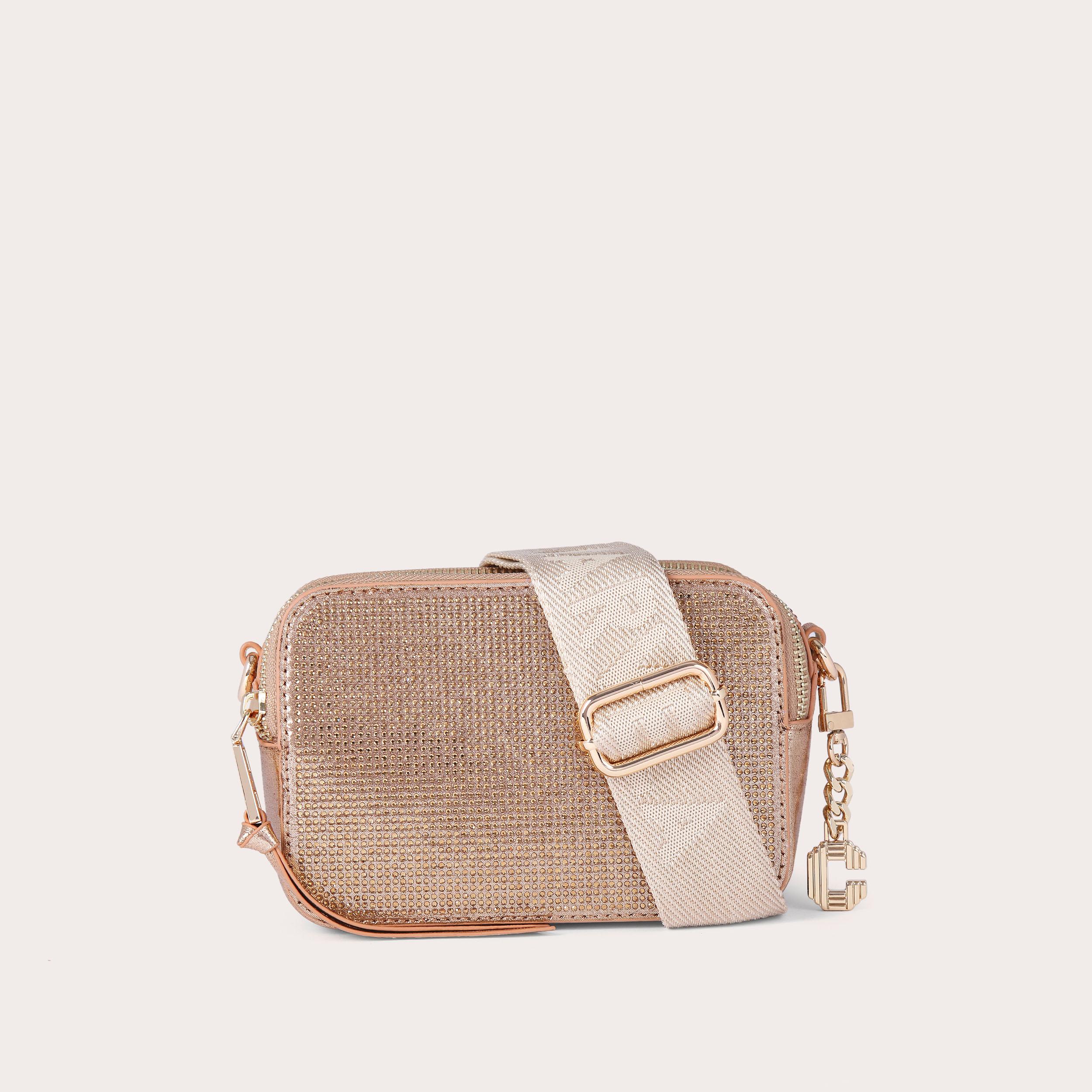 ICON MINI JEWEL Bronze Cross Body Bag by CARVELA