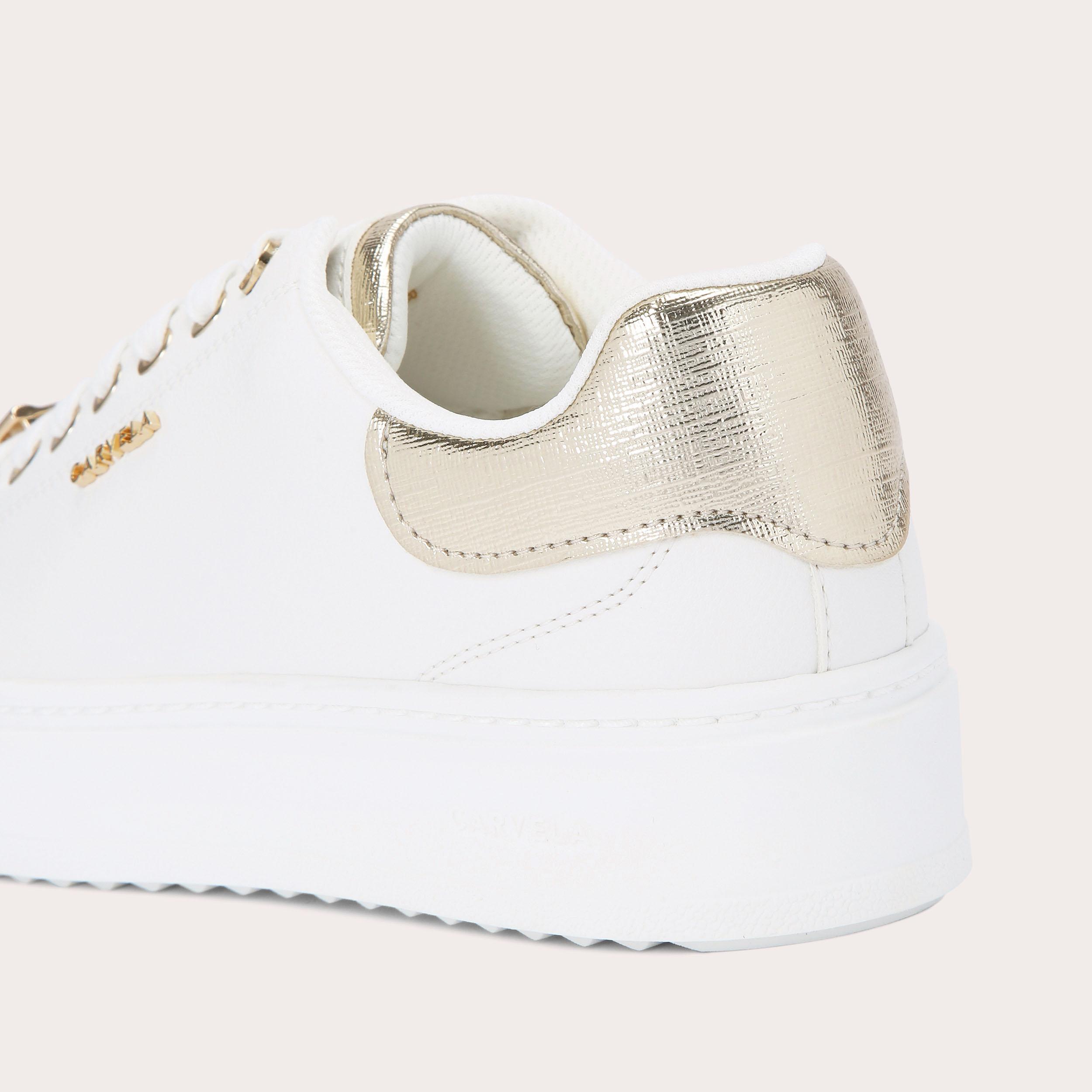 carvela white trainers sale