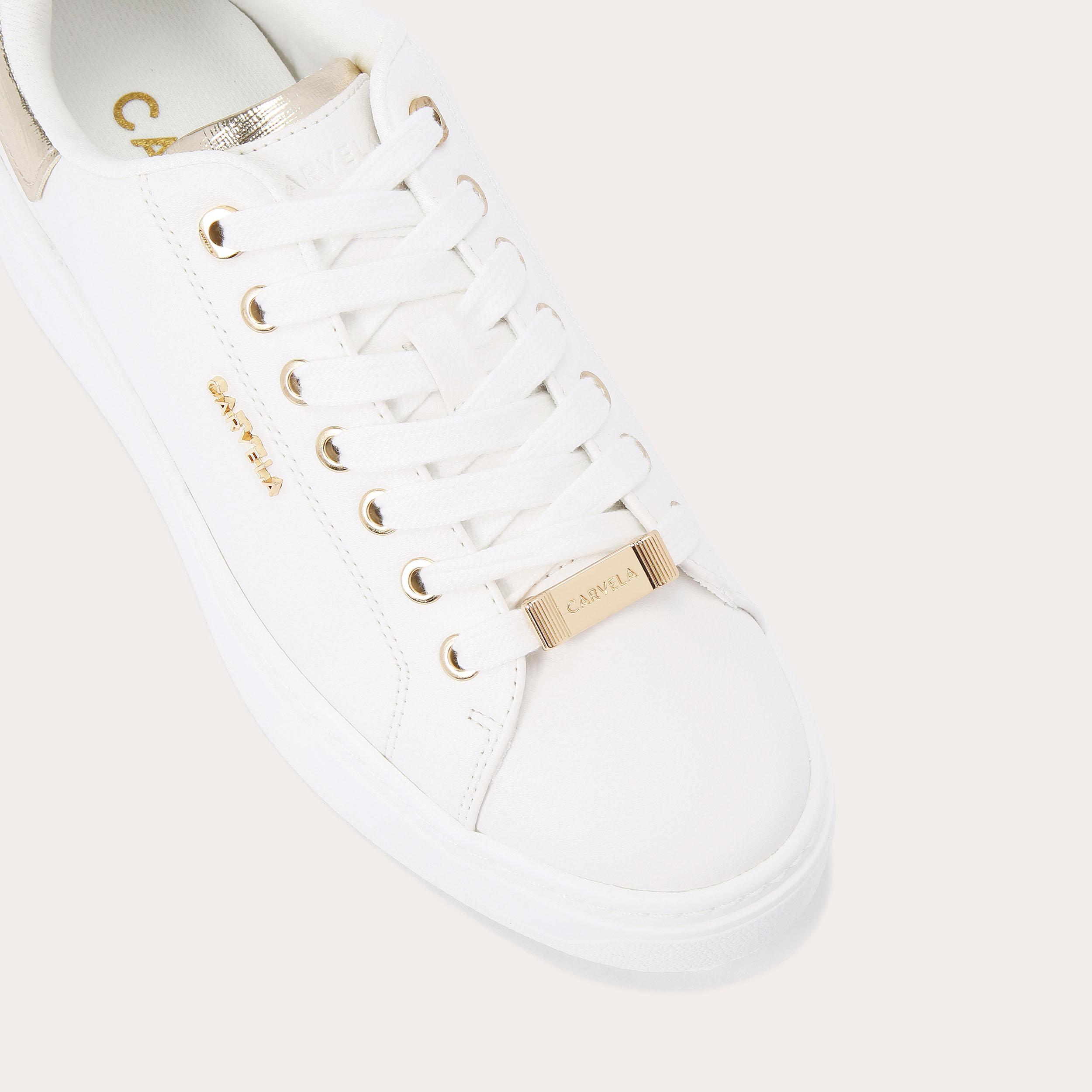 DREAM White Trainers by CARVELA