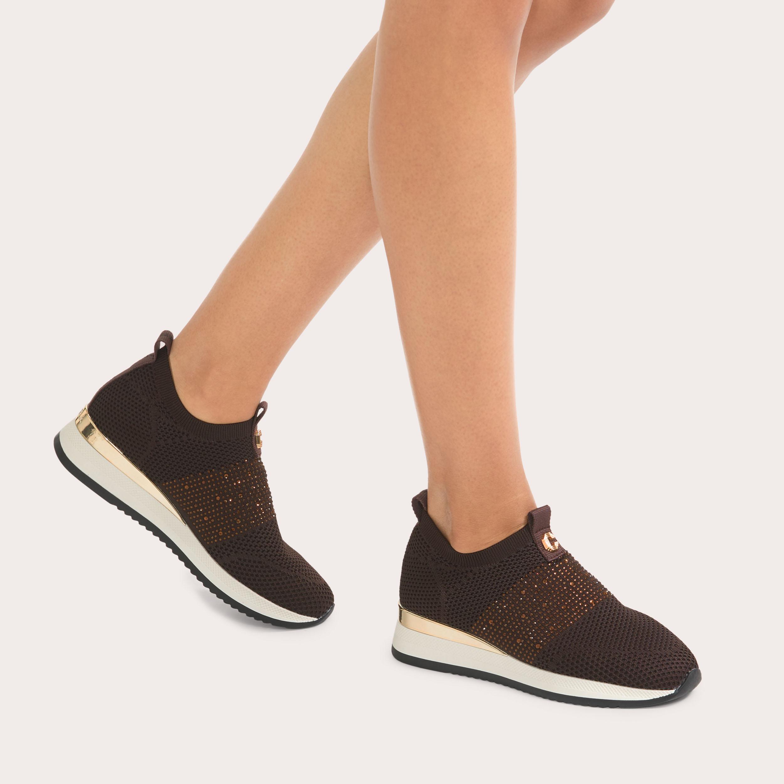 JANEIRO 2 Black Slip On Trainers by CARVELA