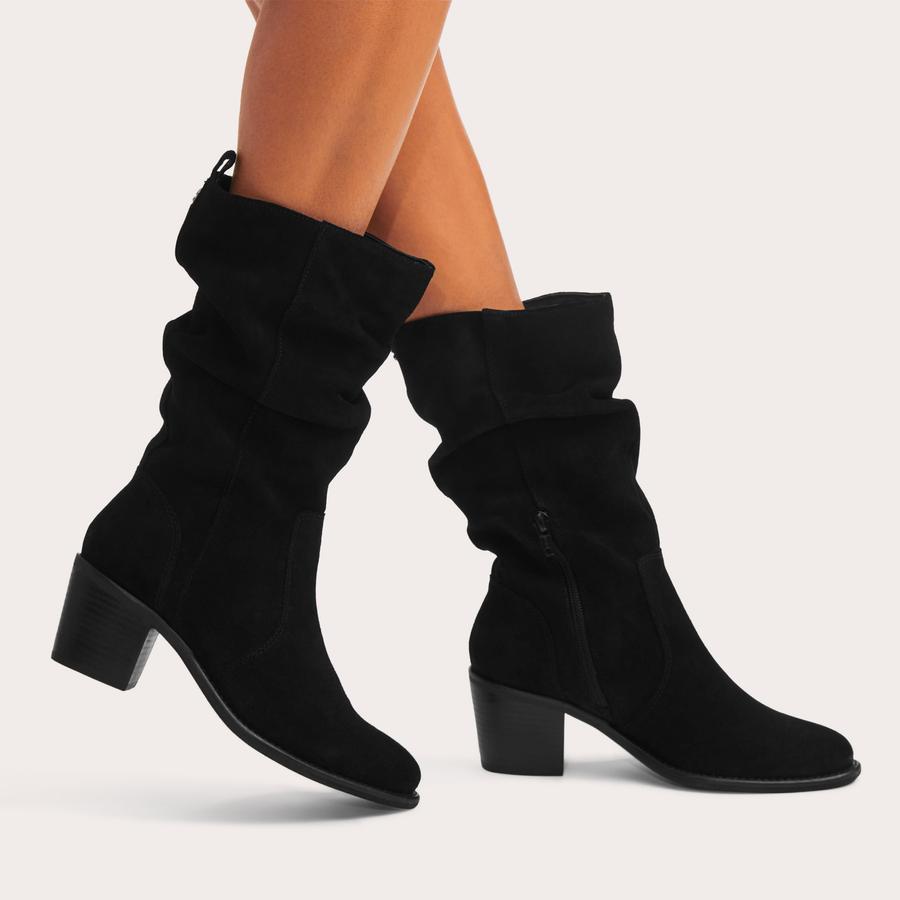 SECIL KNEE HIGH Suede Ankle Boot by CARVELA