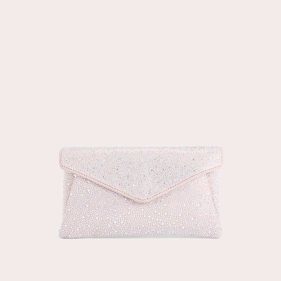 KROSS JEWEL CLUTCH Blush Jewel Bag by CARVELA