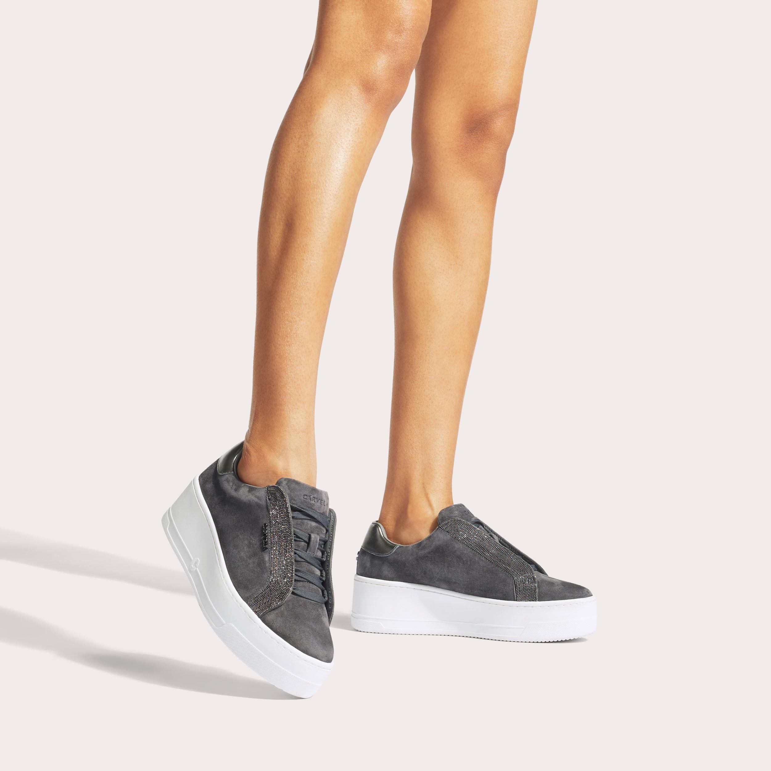 Carvela deals grey trainers