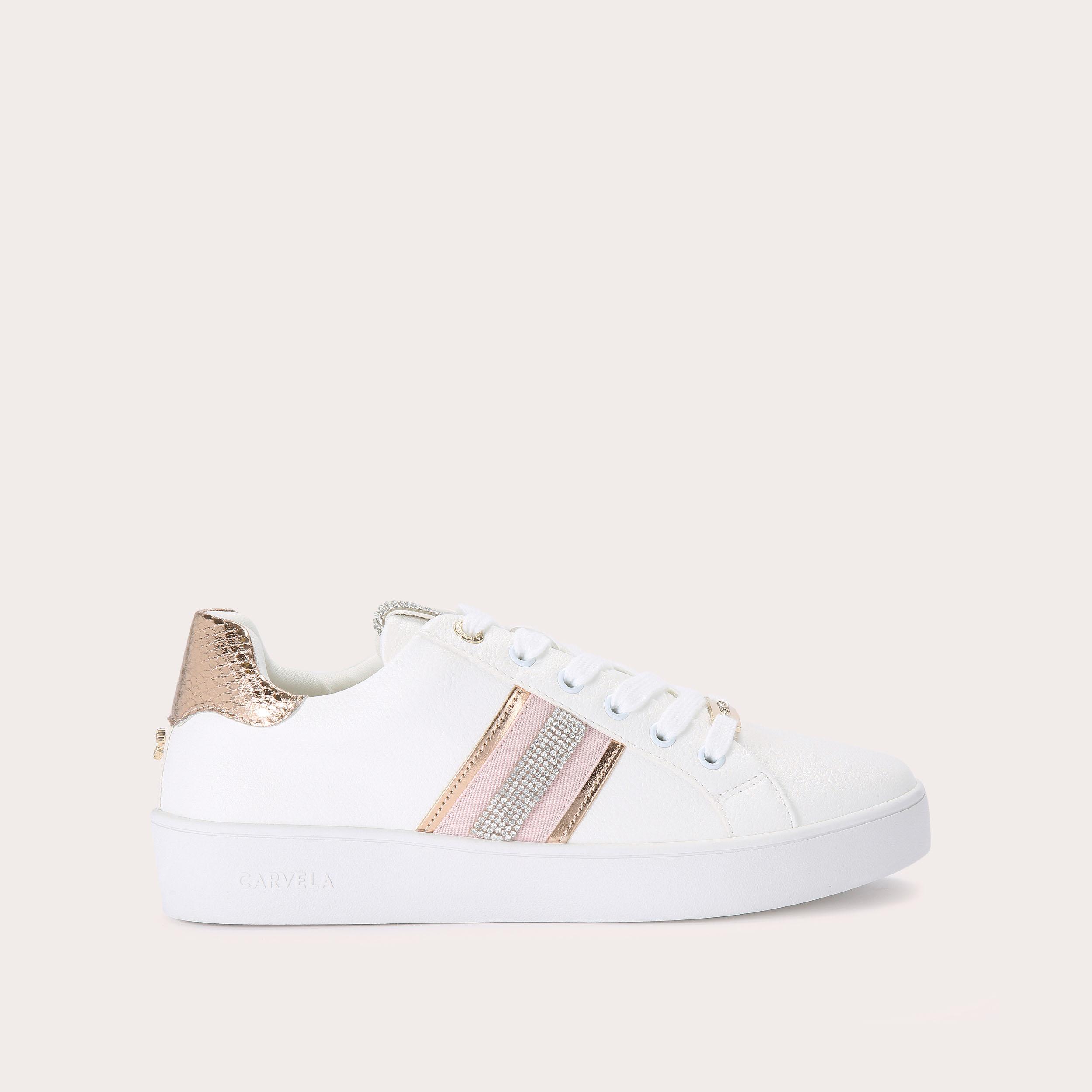 Carvela rose gold trainers online