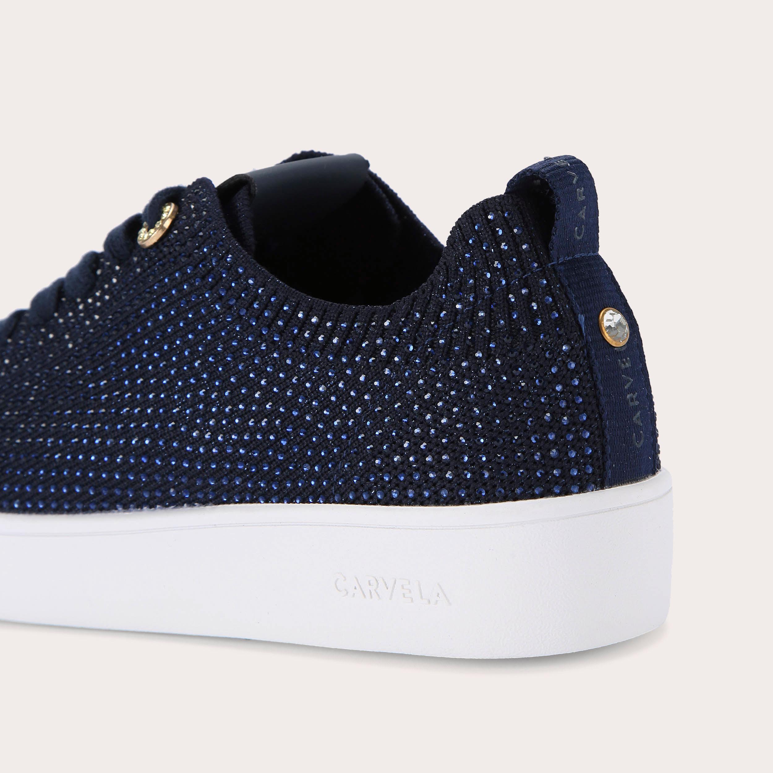 Carvela on sale navy trainers