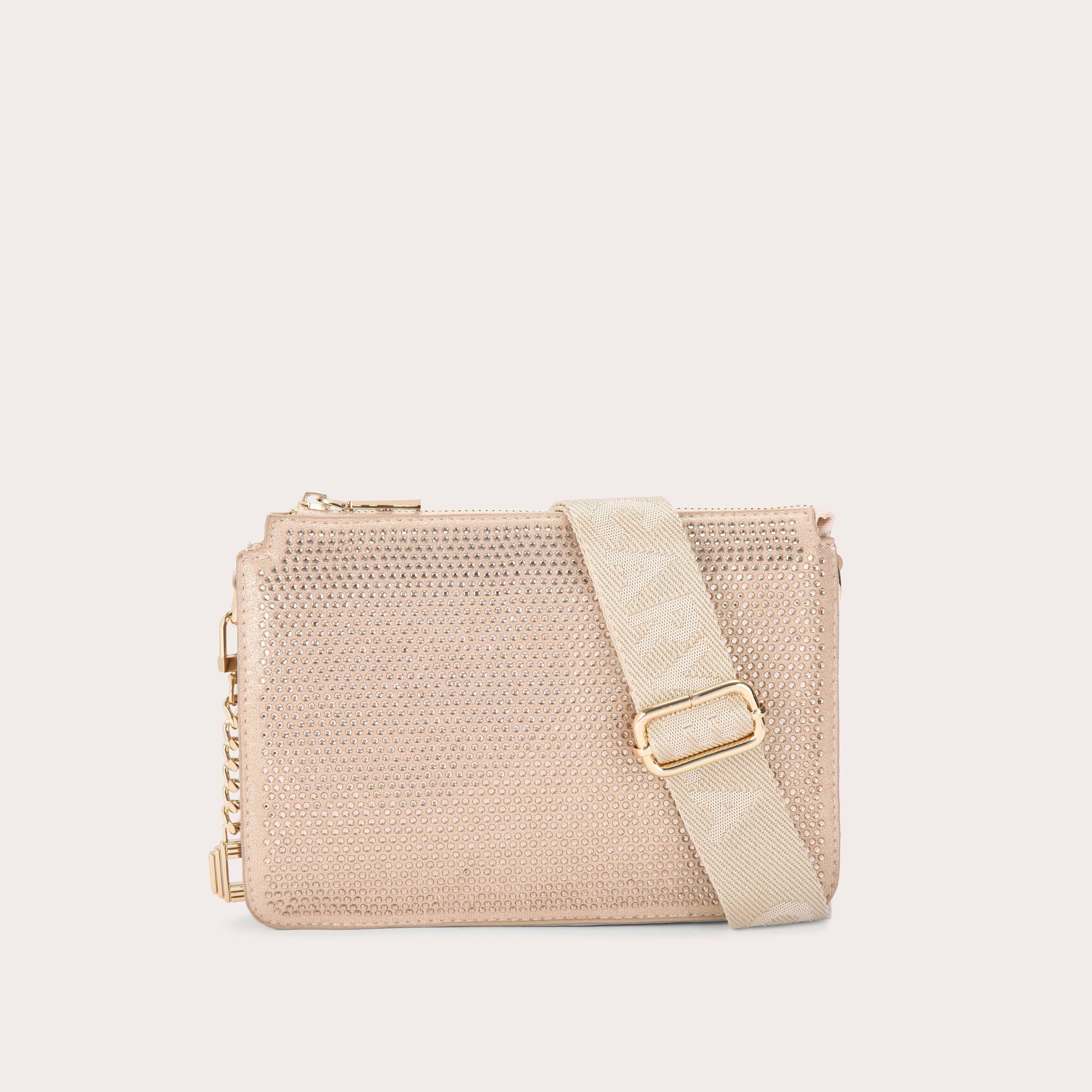 ICON TRIPLE JEWEL Blush Cross Body Bag by CARVELA