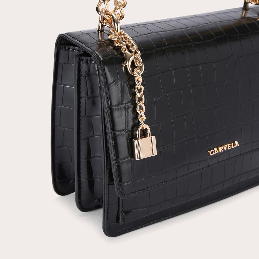 Carvela black shoulder bag online