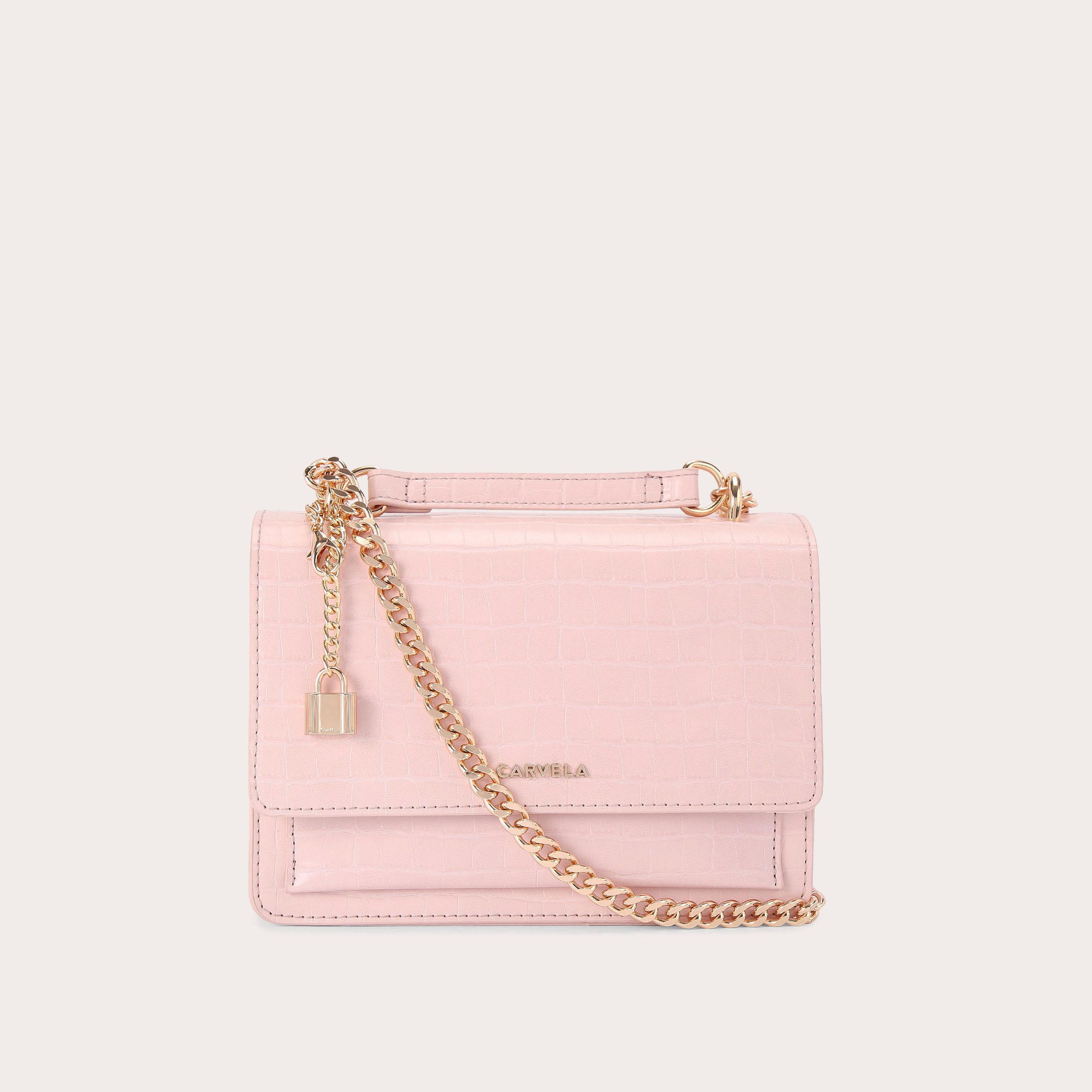 Pink carvela bag new arrivals