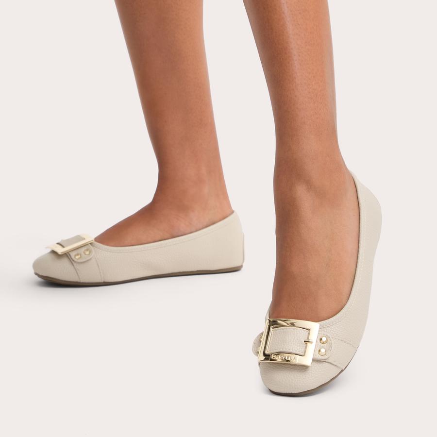 MISSION 2 Taupe Ballet Flat by CARVELA