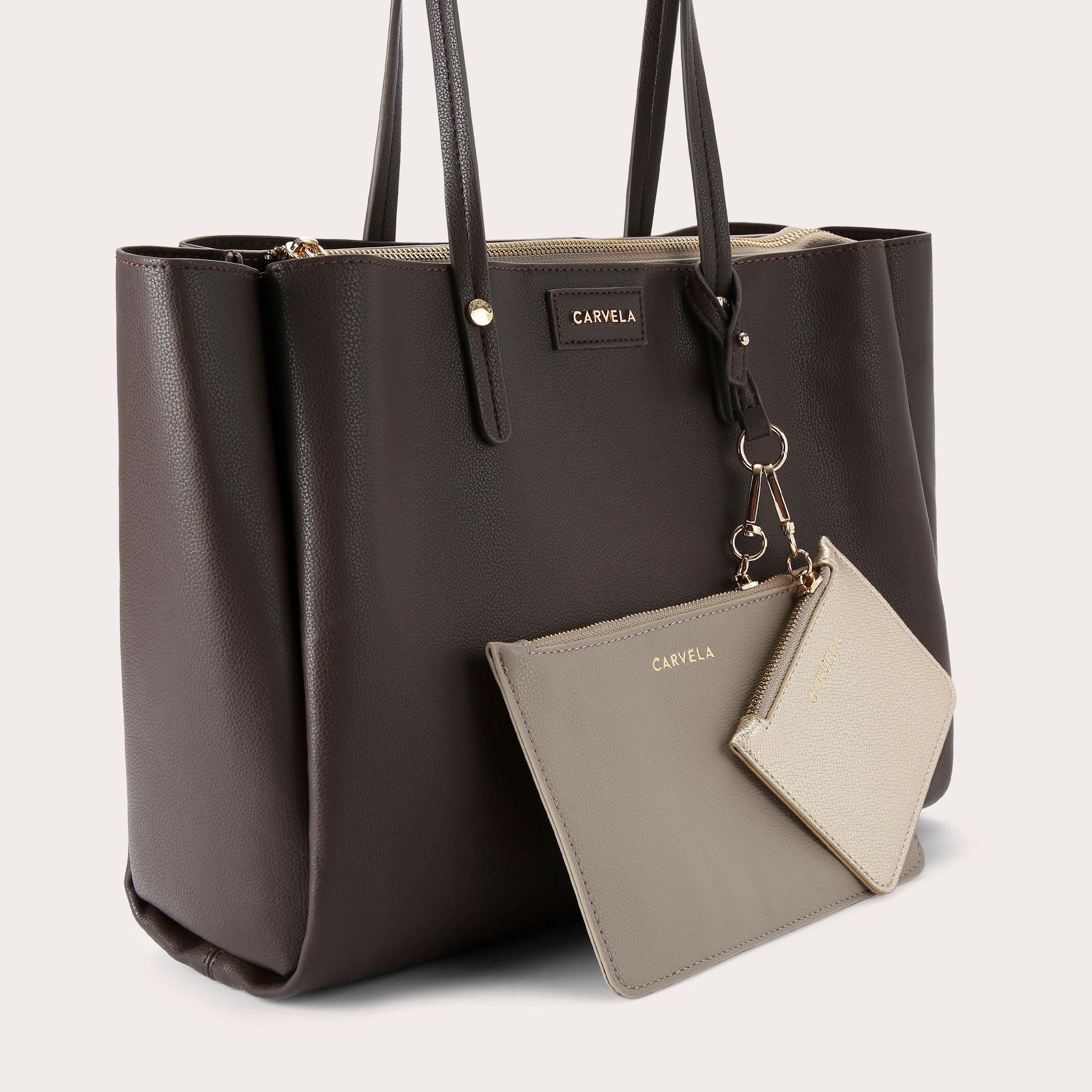 Carvela freya triple compart tote hotsell