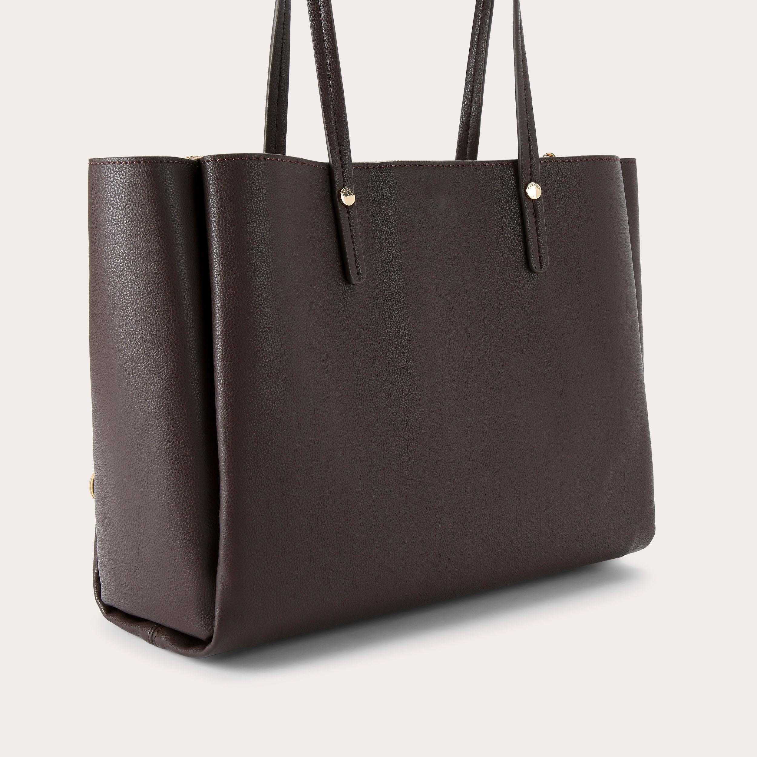 FREYA 2 Brown Tote Bag by CARVELA