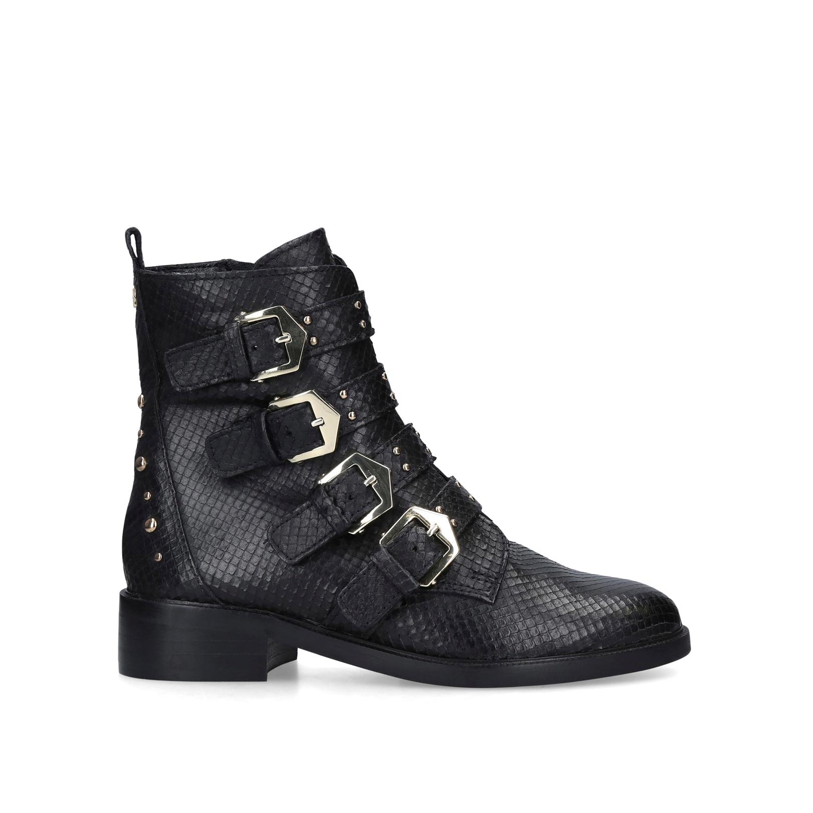 Carvela scant 2025 buckle boots