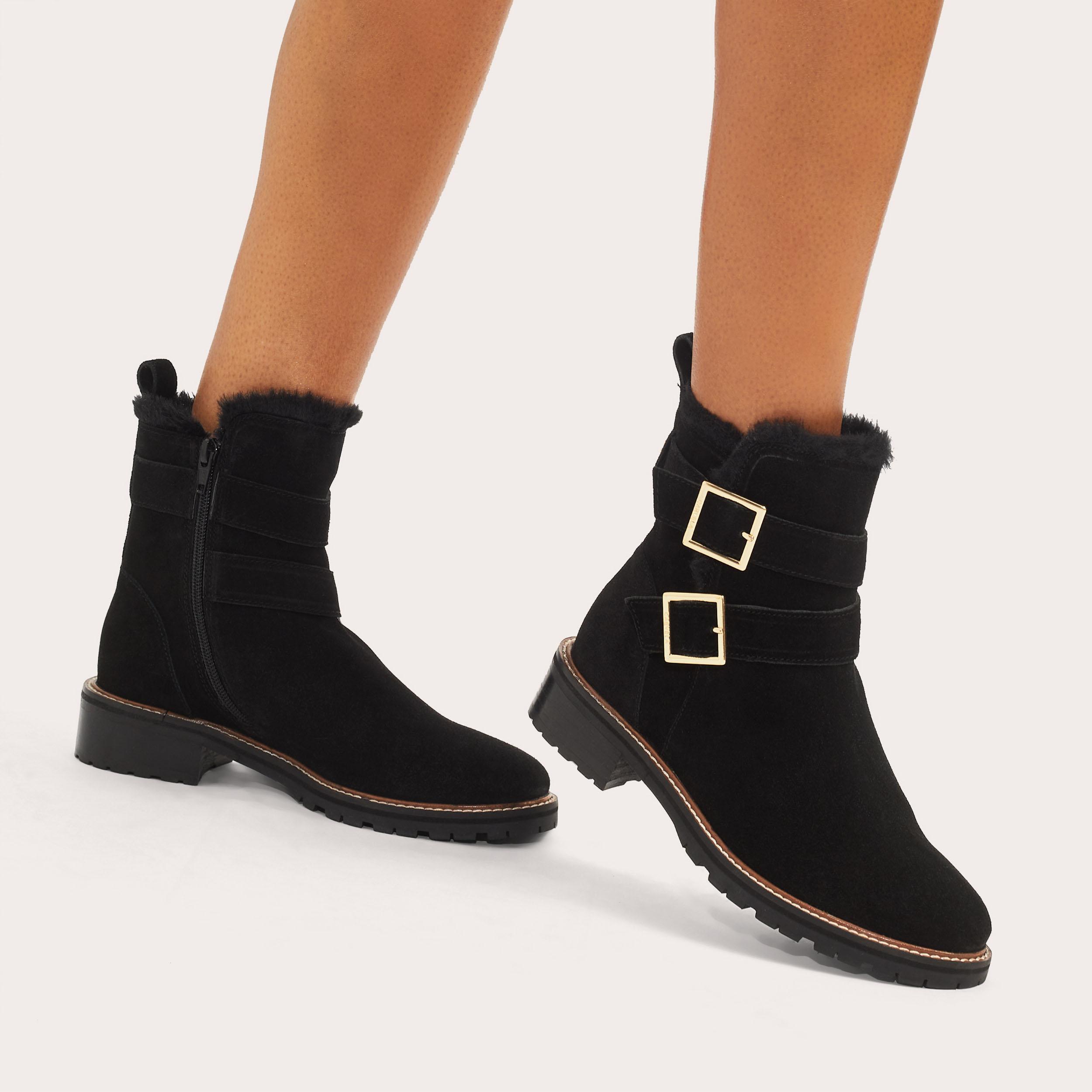 COSY Black Suede Boots by CARVELA