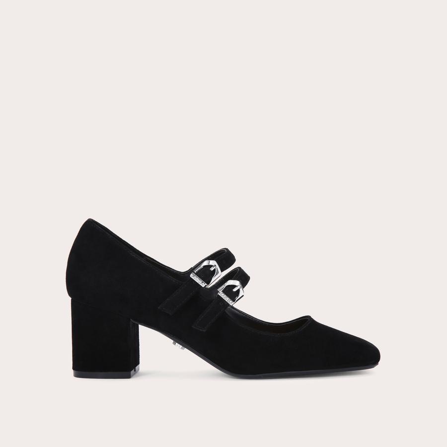 Suede mary jane heels clearance