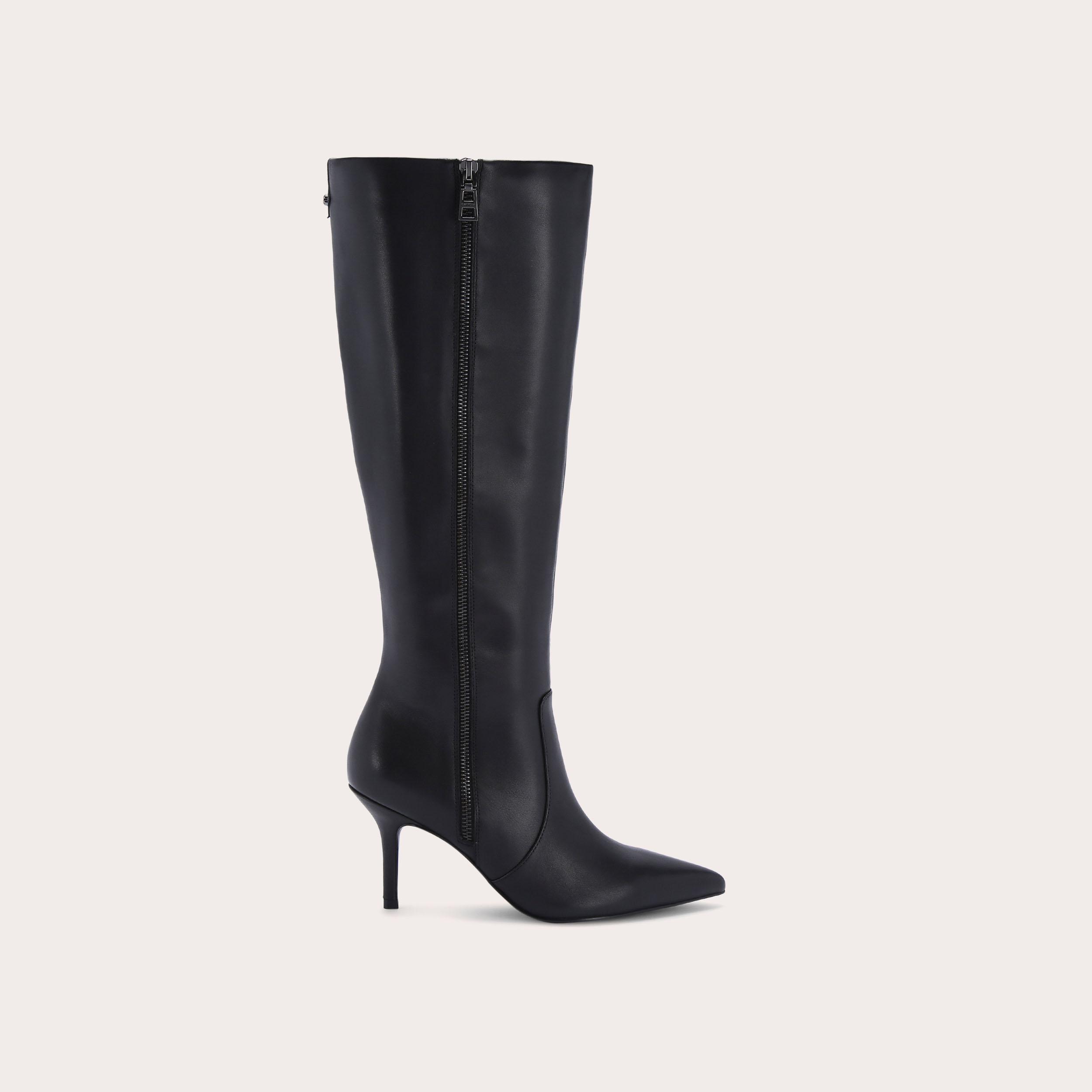 carvela black knee high boots