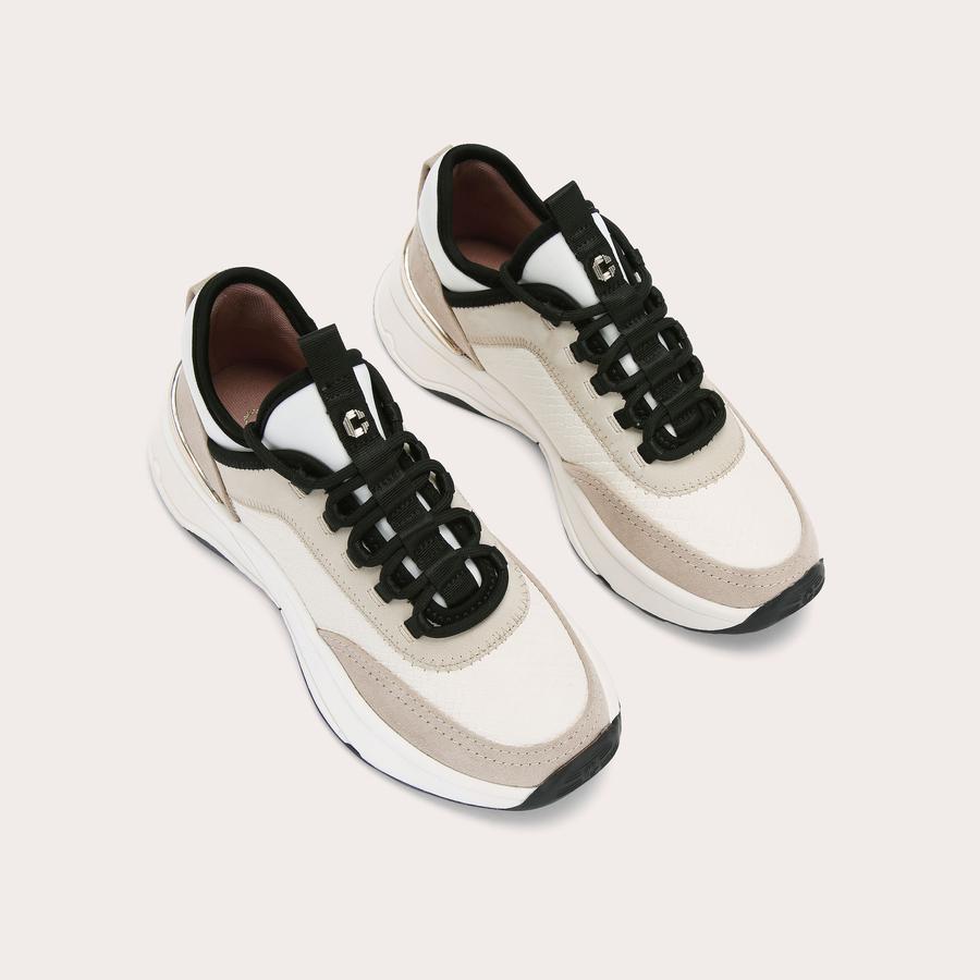 SWIFT RUNNER Bone Leather Trainer by CARVELA