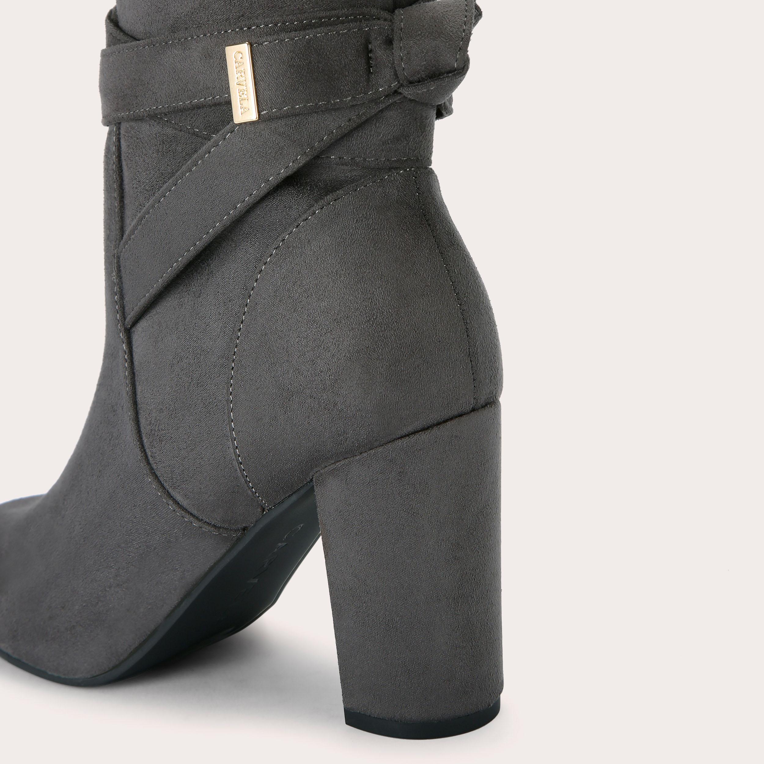 carvela smart grey ankle boots