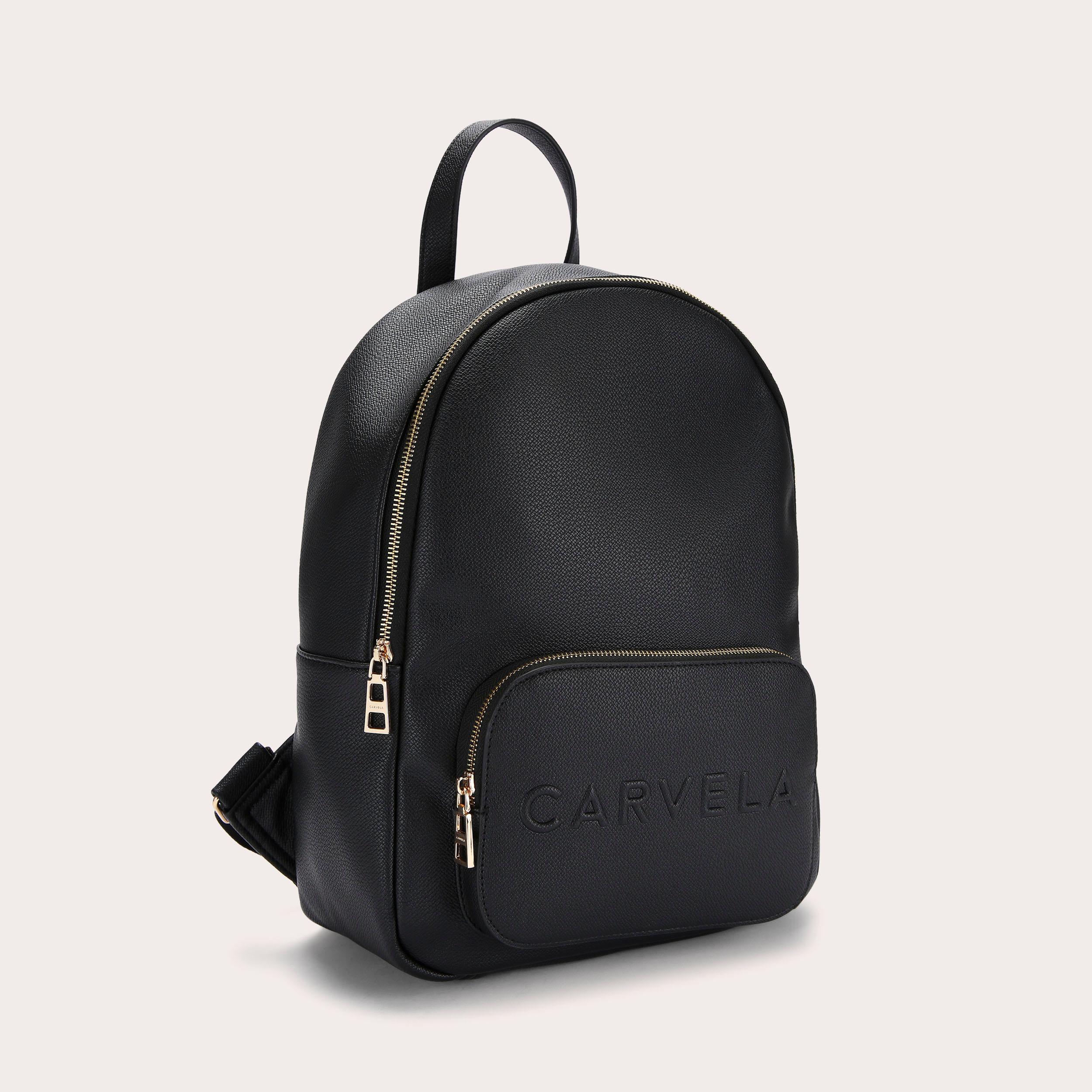 FRAME BACKPACK Black Backpack by CARVELA