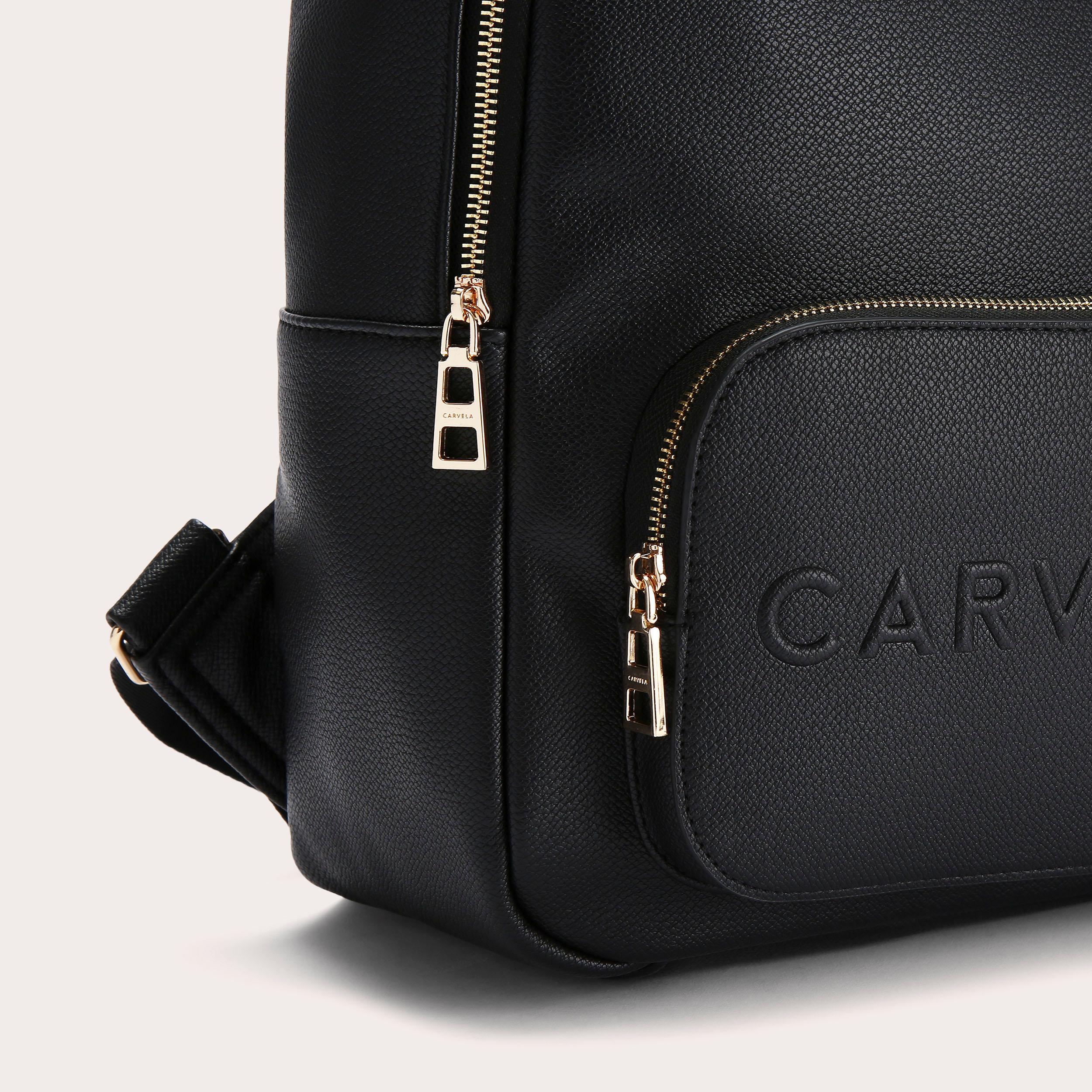 Carvela black outlet backpack