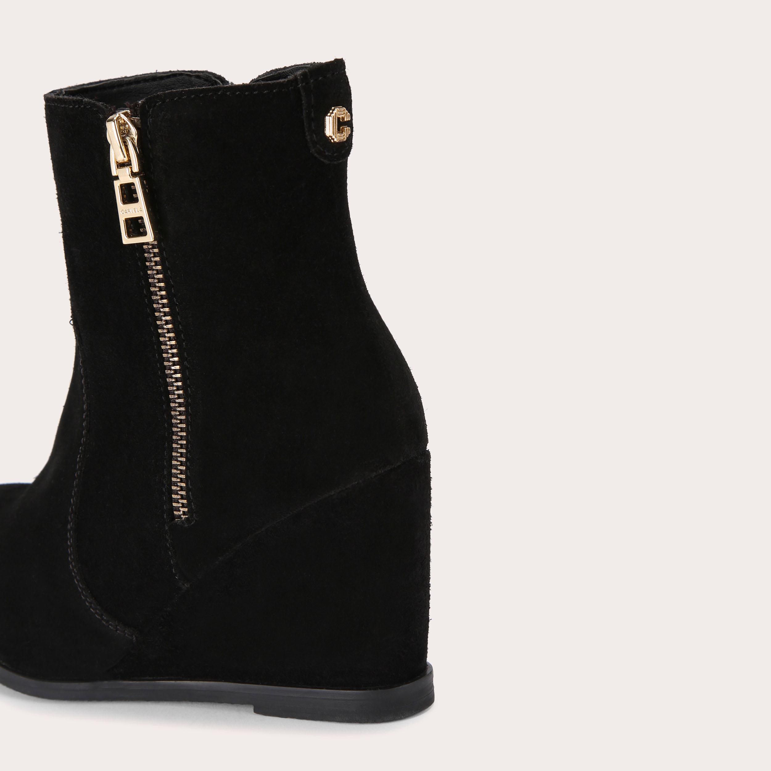 Carvela storm ankle boots black hotsell
