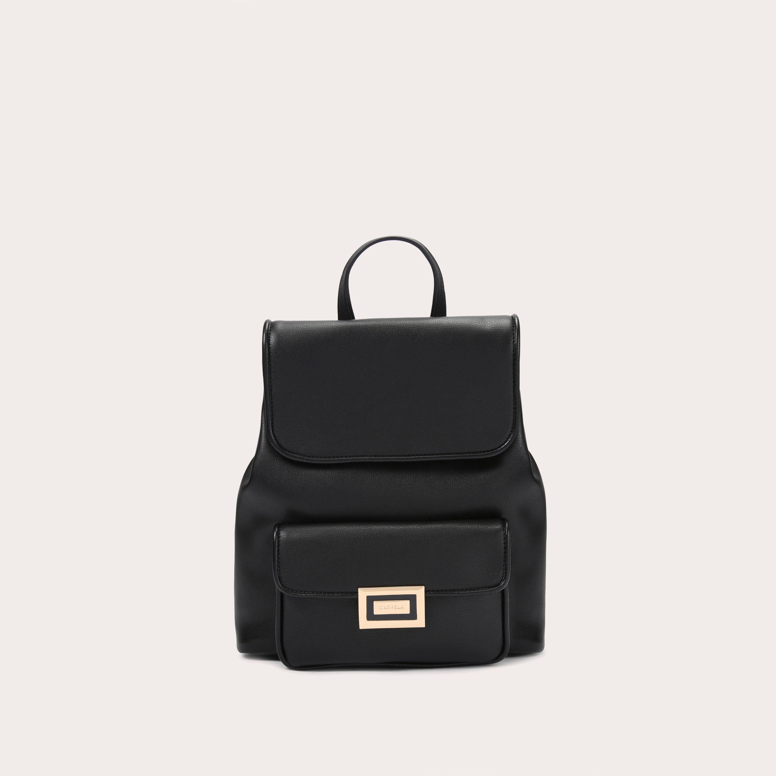 BOXY BACKPACK Black Backpack by CARVELA