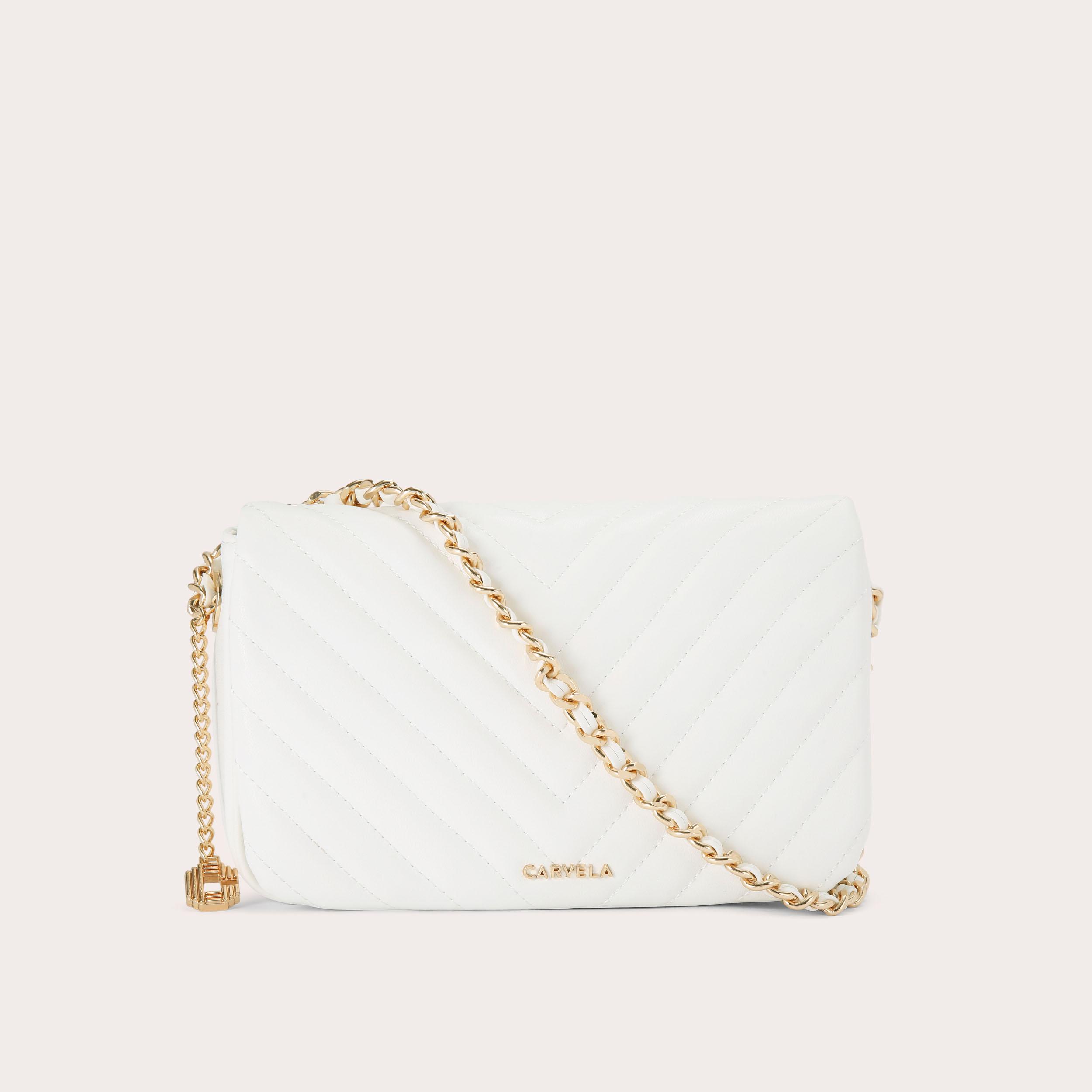 LOLA SHOULDER BAG Bone Shouler Bag by CARVELA