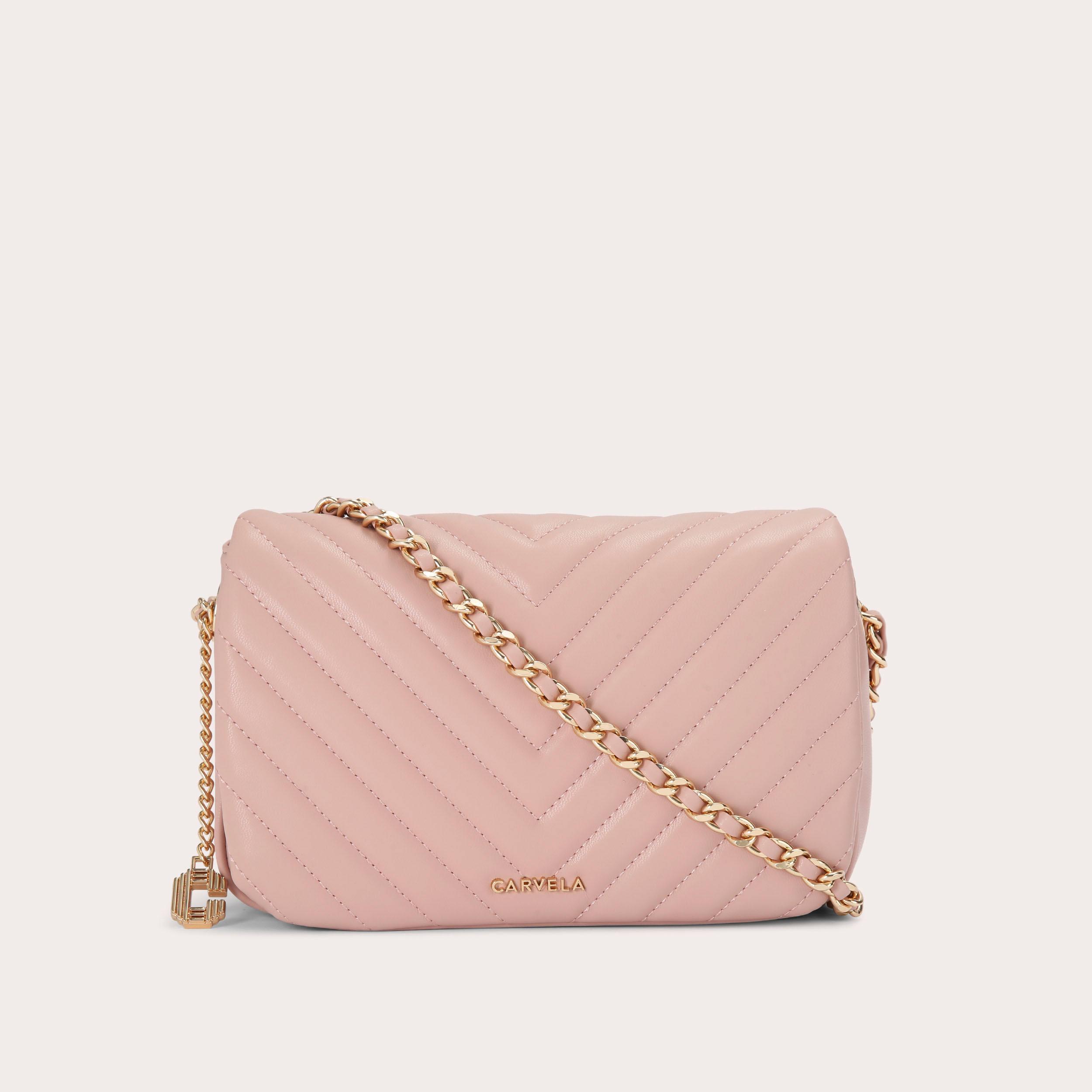 LOLA SHOULDER BAG Blush Shoulder BagBlush Shoulder Bag by CARVELA