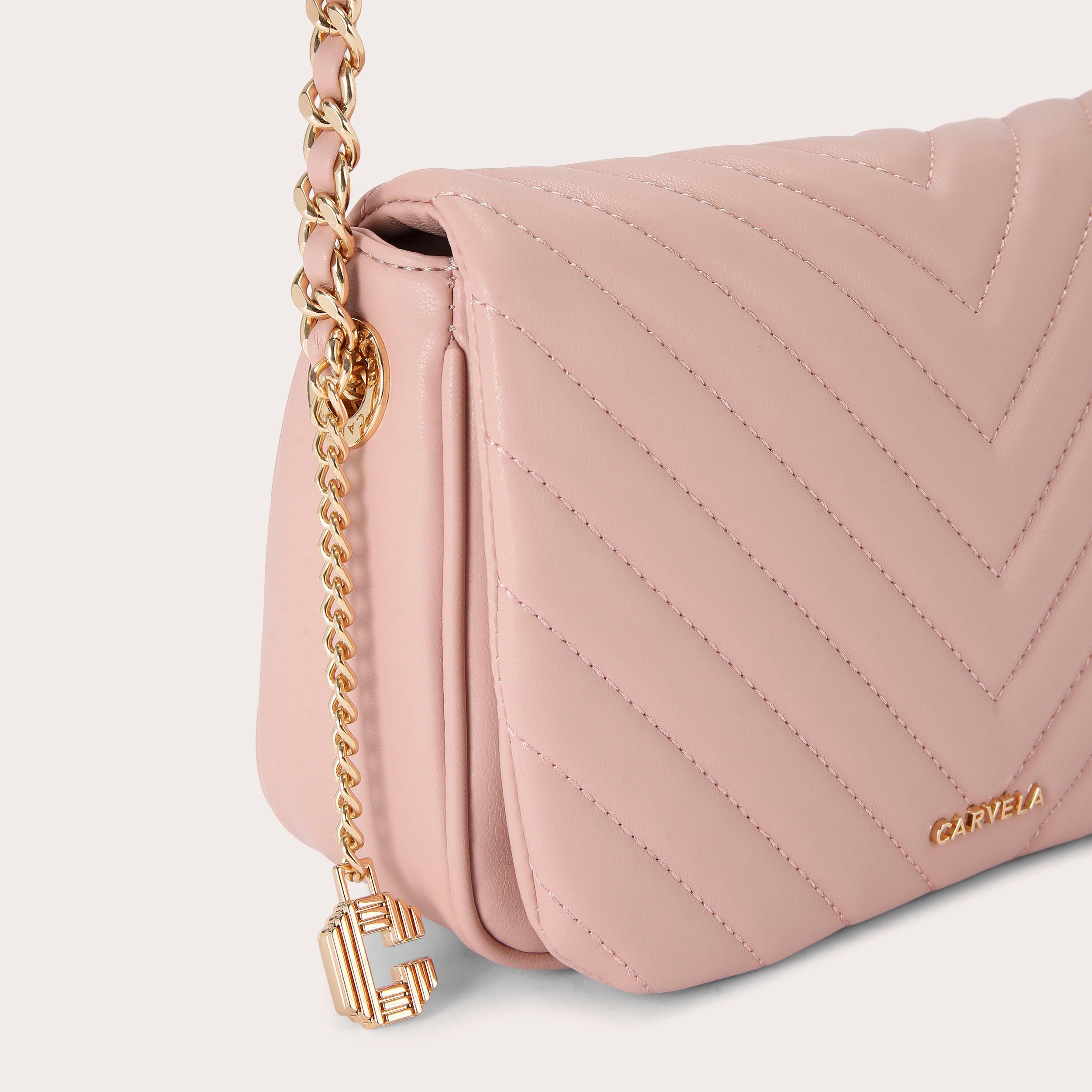Pink carvela bag hotsell