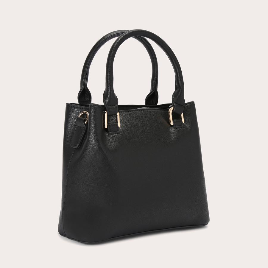 MANE MINI TOTE Black Mini Tote Bag by CARVELA