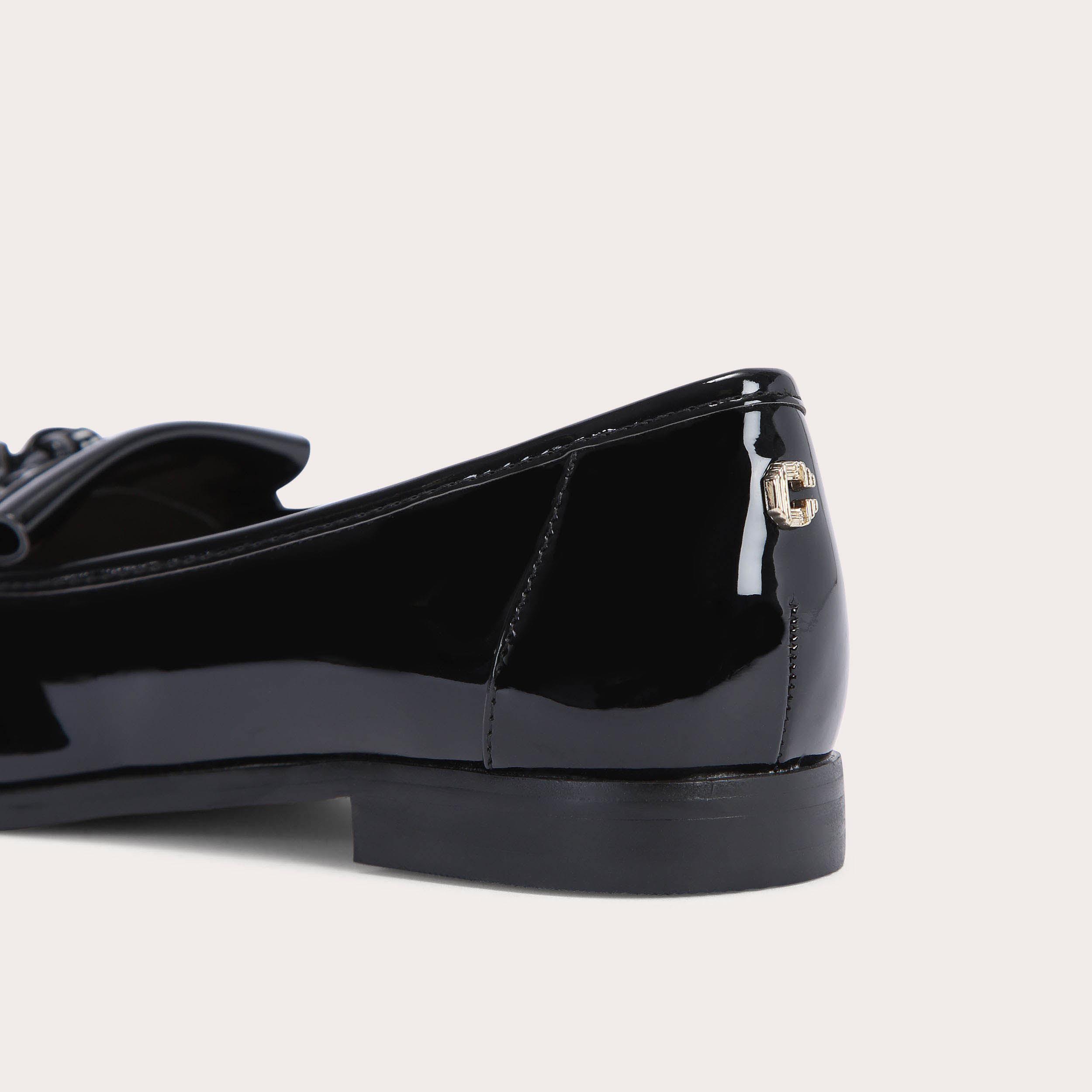 carvela magpie tassel loafers black