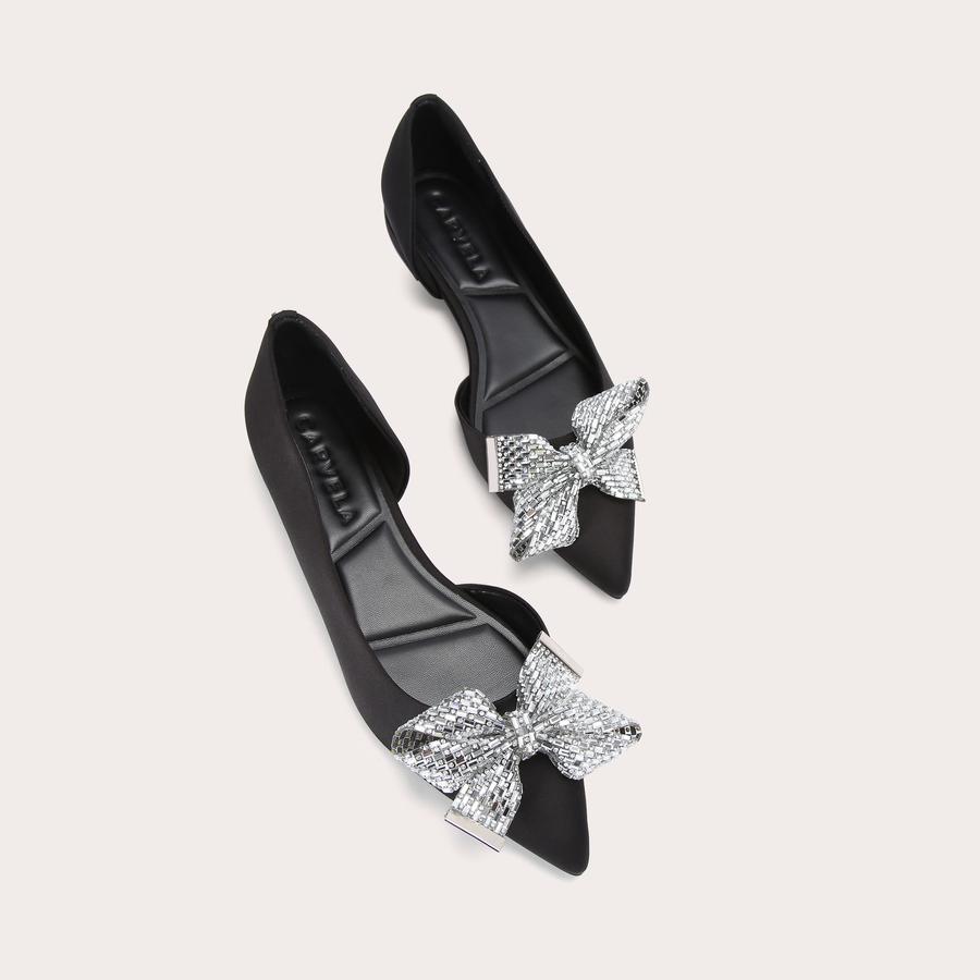 Carvela flat black shoes best sale