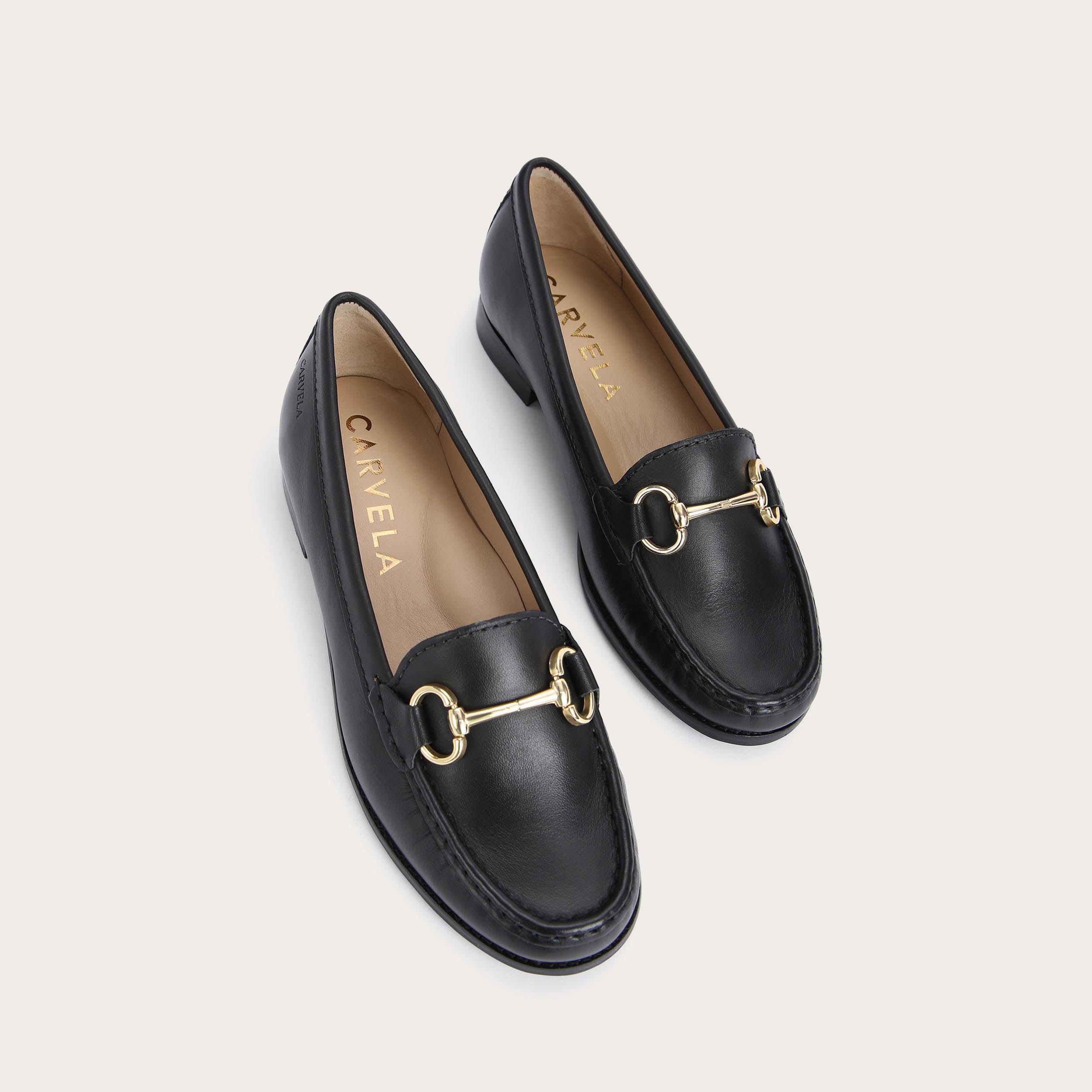 Carvela clearance leather loafers