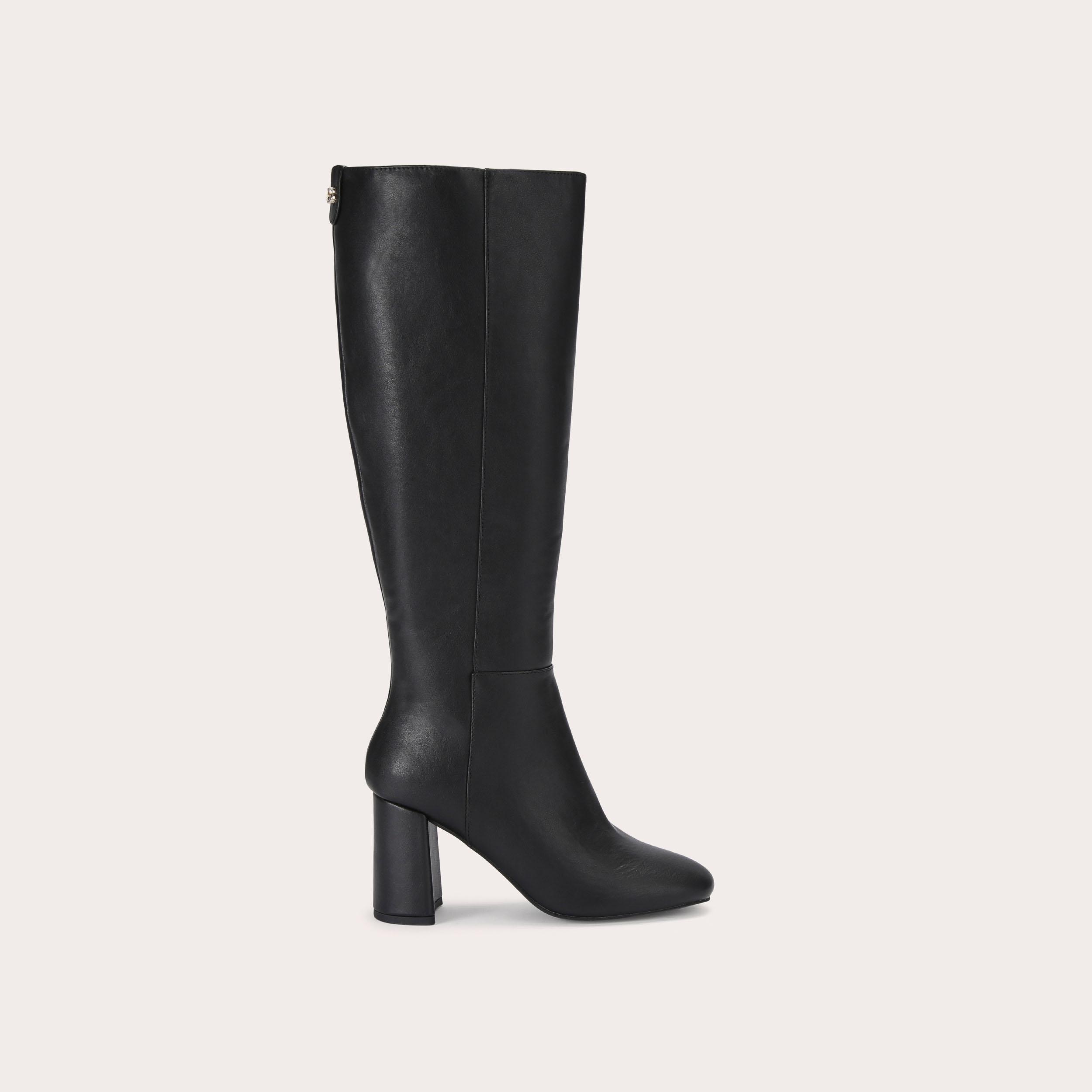 WILLOW KNEE Black Knee High Boots by CARVELA