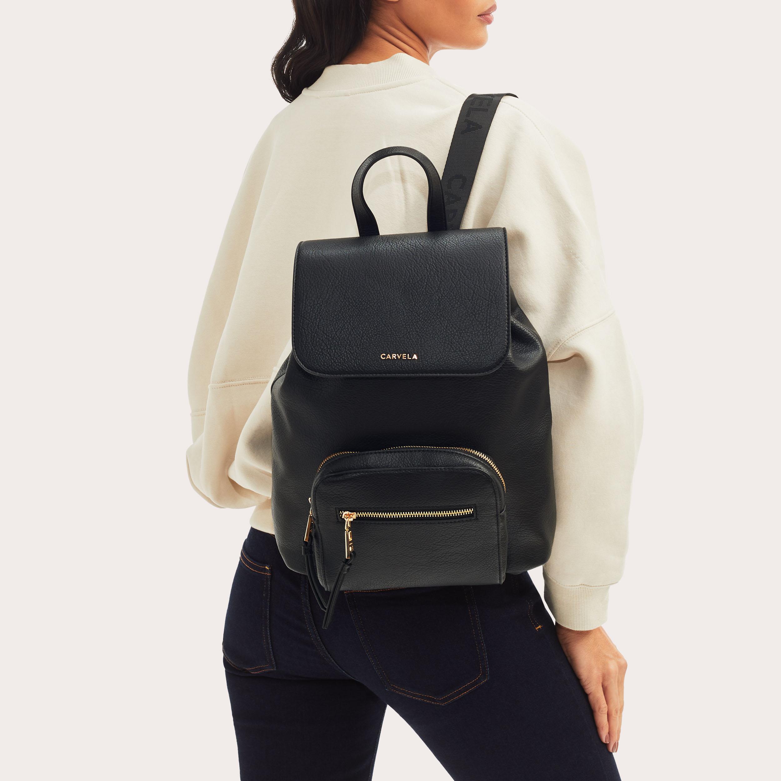 MADDY BACKPACK Black Backpack by CARVELA