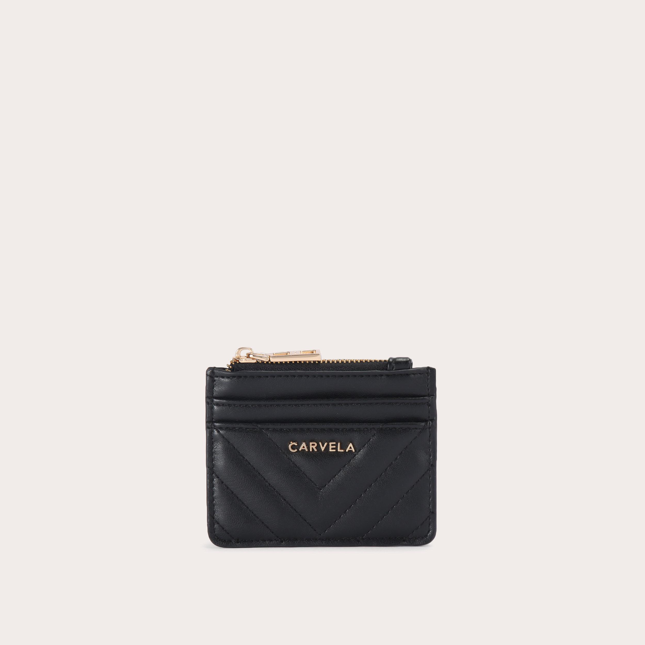 LOLA CARD HOLDER Black Card Holder by CARVELA